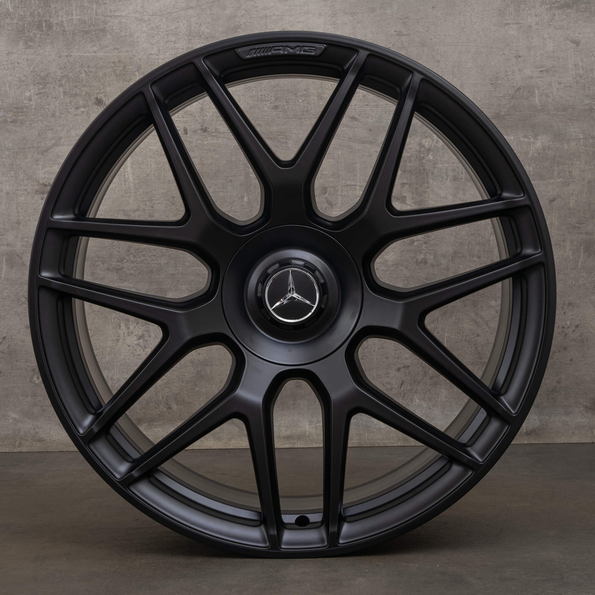 Genuine Mercedes Benz G-Class G 63 AMG jante 22 inch W465 W463A A4634012000 negru mat