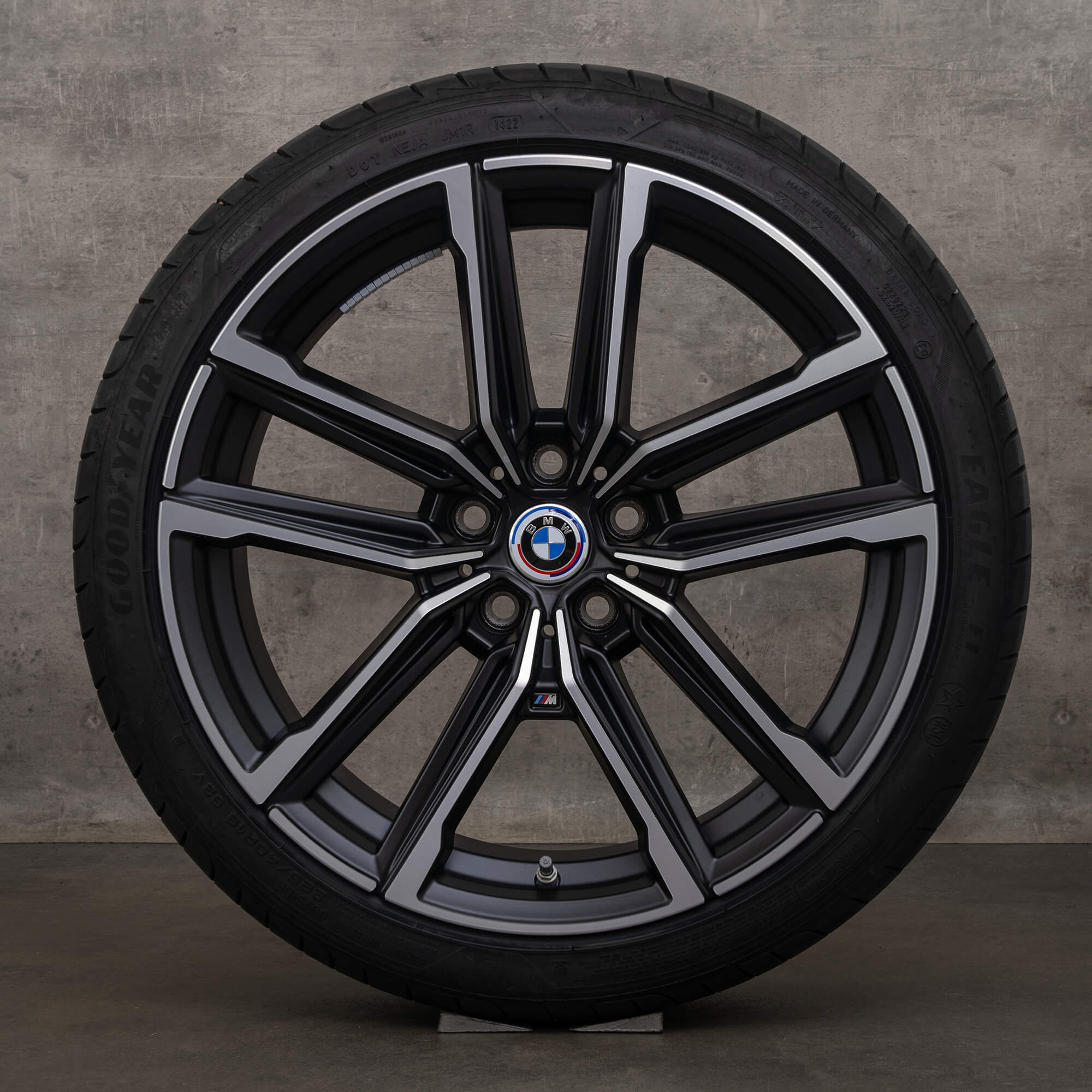 Originální BMW řady 2 3 4 ráfky 19" G42 G20 G21 G22 G23 letni alu kola 8747000 8747001 Styling 797 M černý matný vysoký lesk