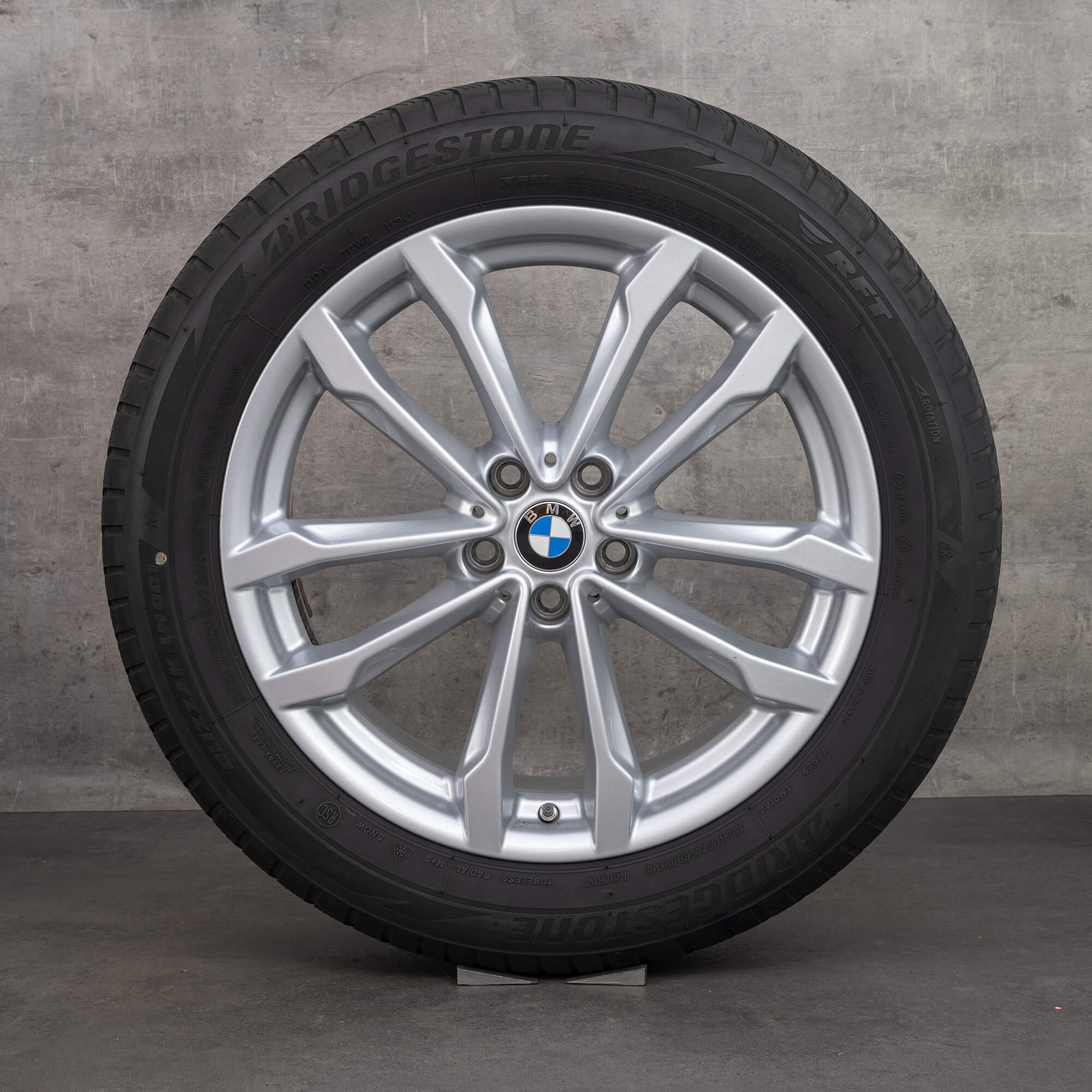 BMW 19 inch rims X3 G01 X4 G02 styling 691 winter tires OEM wheels