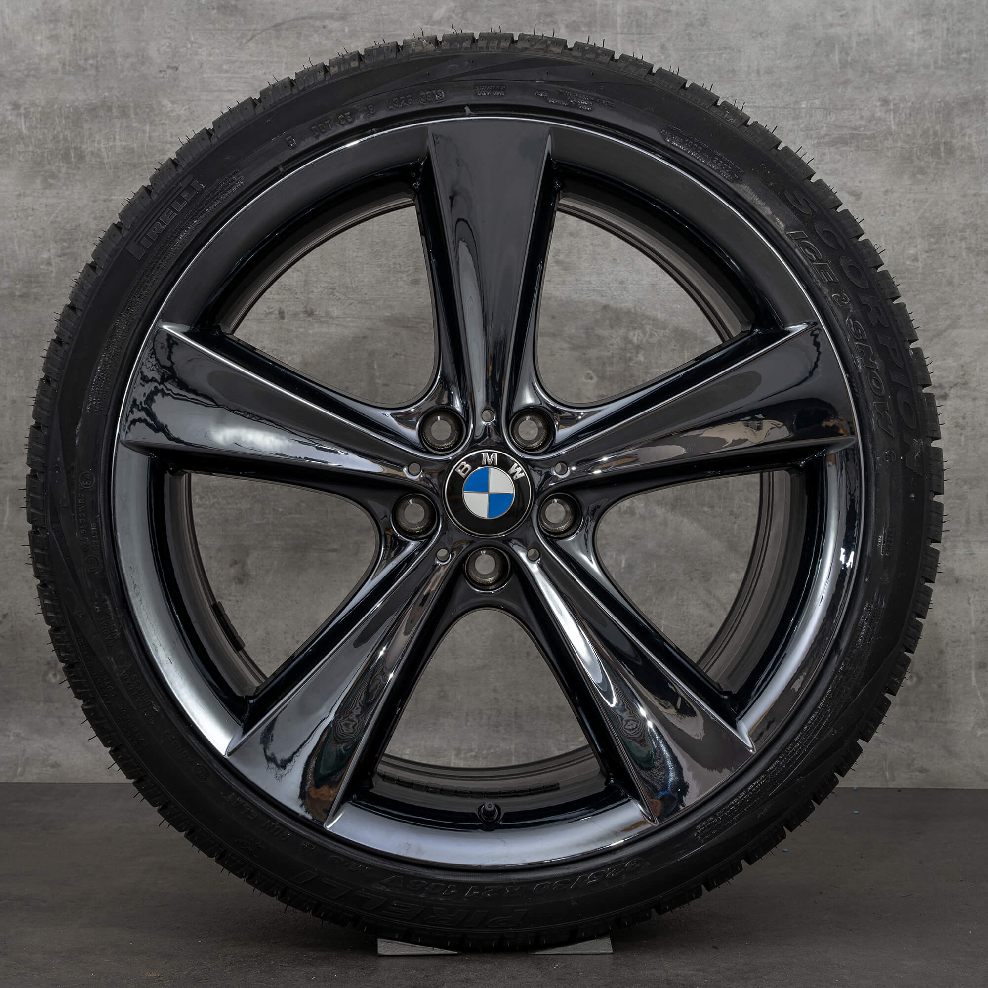 BMW jantes de 21 polegadas X6 E71 rodas inverno 128 6859425 6859426 preto