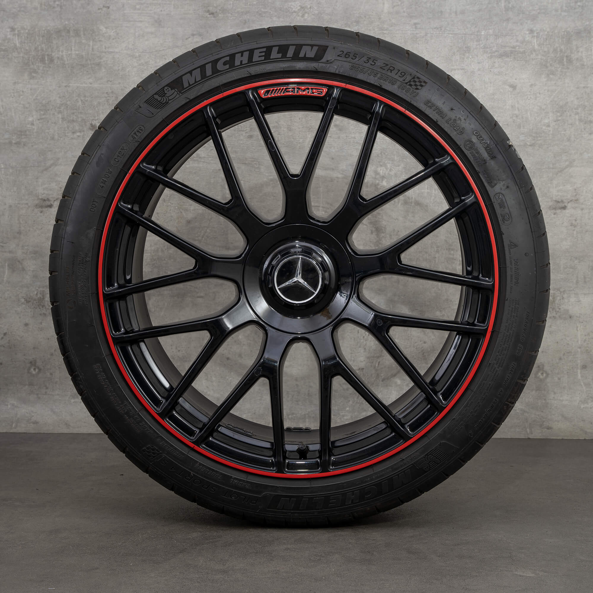 AMG Mercedes Benz jantes 19 pouces C63 S W205 S205 pneus été roues été