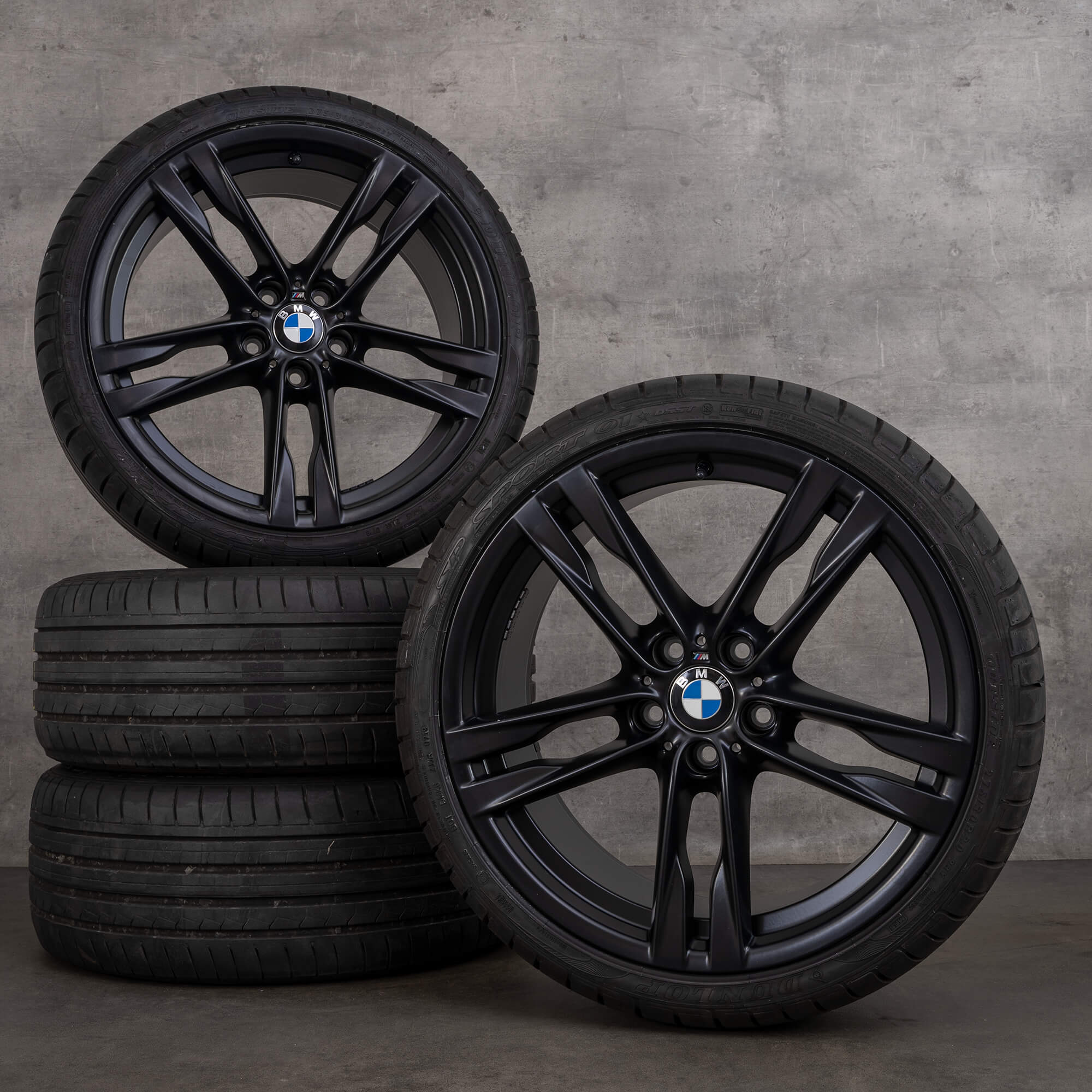 BMW 5 series F10 F11 6 F12 F13 rims 20 inch summer tires 373 M 7843715 7843716