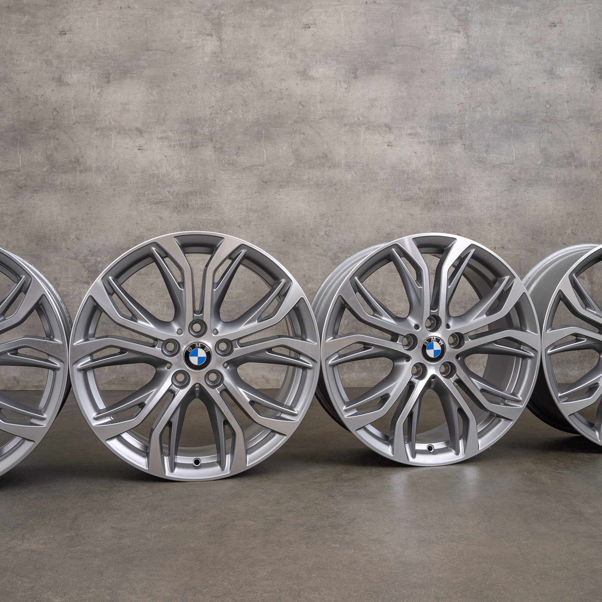 BMW X1 F48 X2 F39 18 inch rims Styling 566 aluminum 6856067 ferric grey