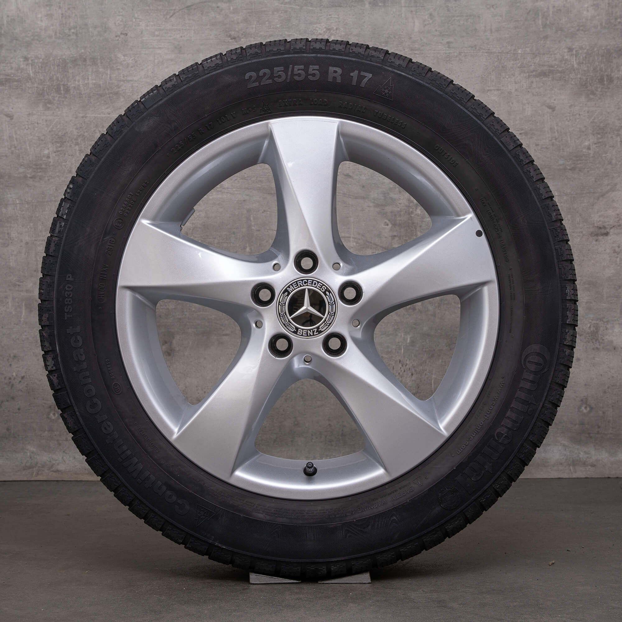 Originele Mercedes V-Klasse winterwielen 17 inch W447 Vito Viano velgen A4474012200 zilver