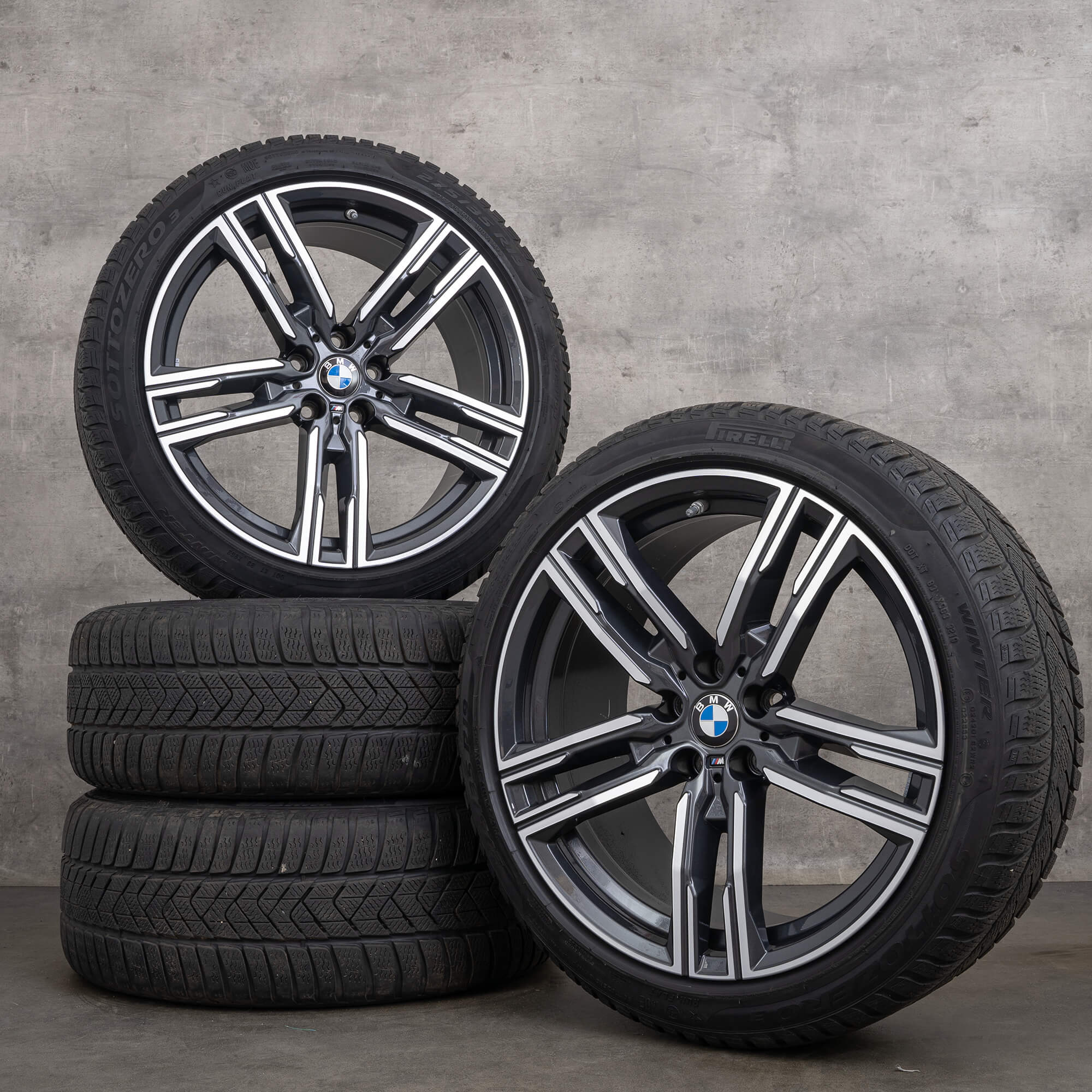 BMW Série 8 G14 G15 G16 roues hiver complètes pneus 19 pouces style 727 M