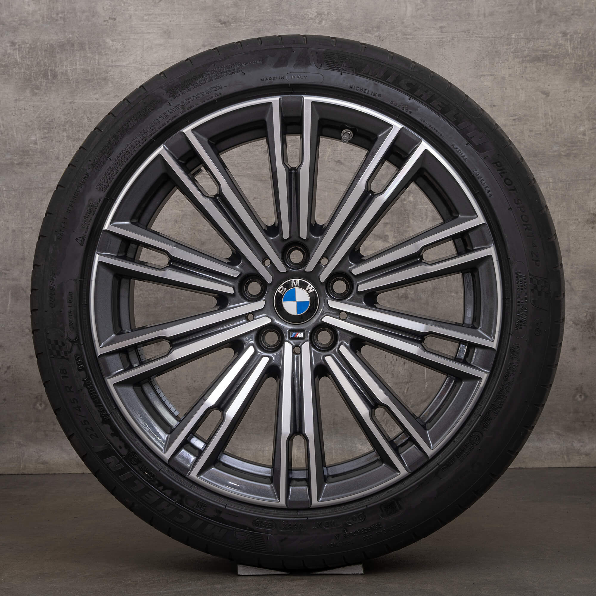 BMW Série 2 G42 3 G20 G21 4 G22 originais jantes de 18 polegadas pneus verão