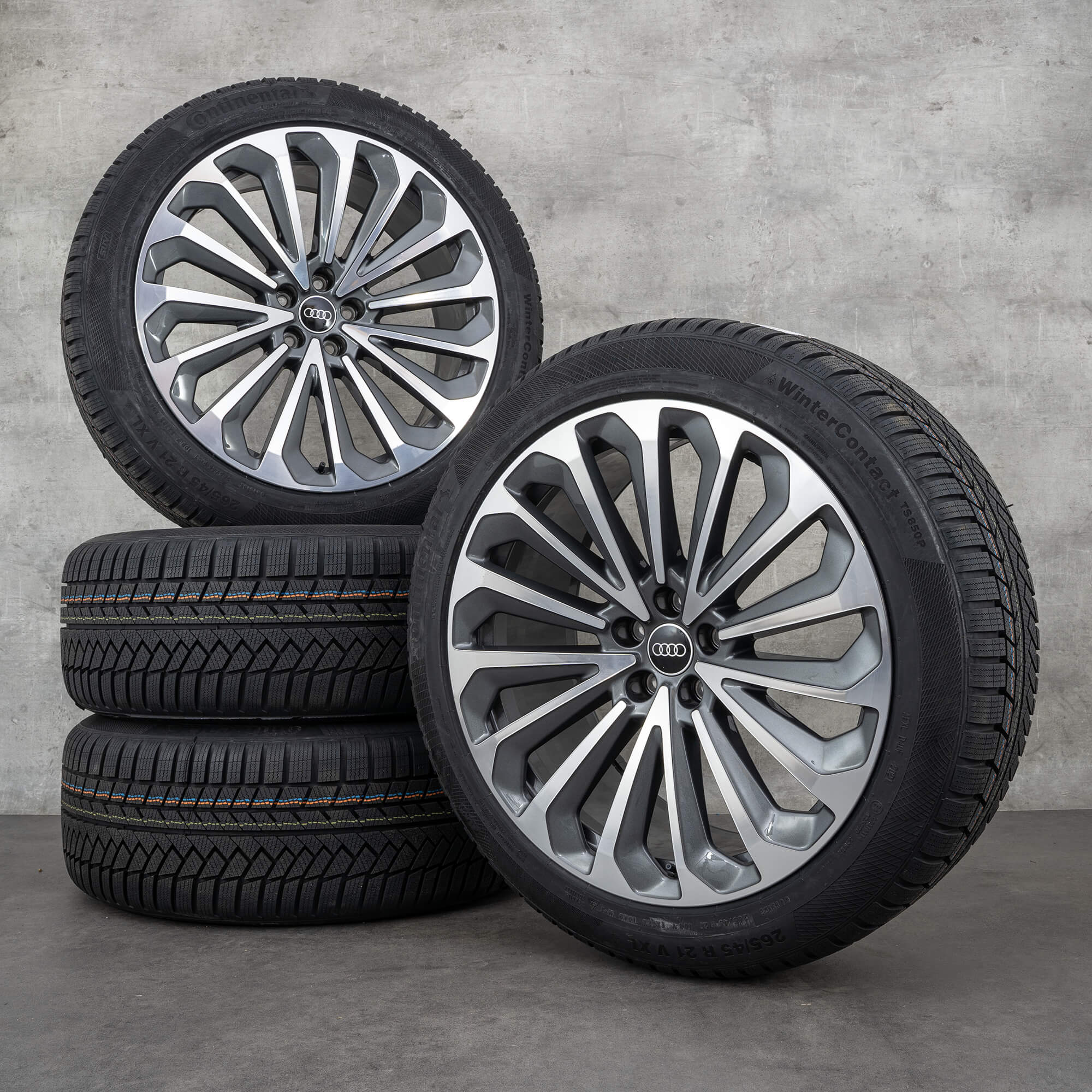 Audi 21 inch rims e-tron GE 4KE alloy rims winter tires winter wheels