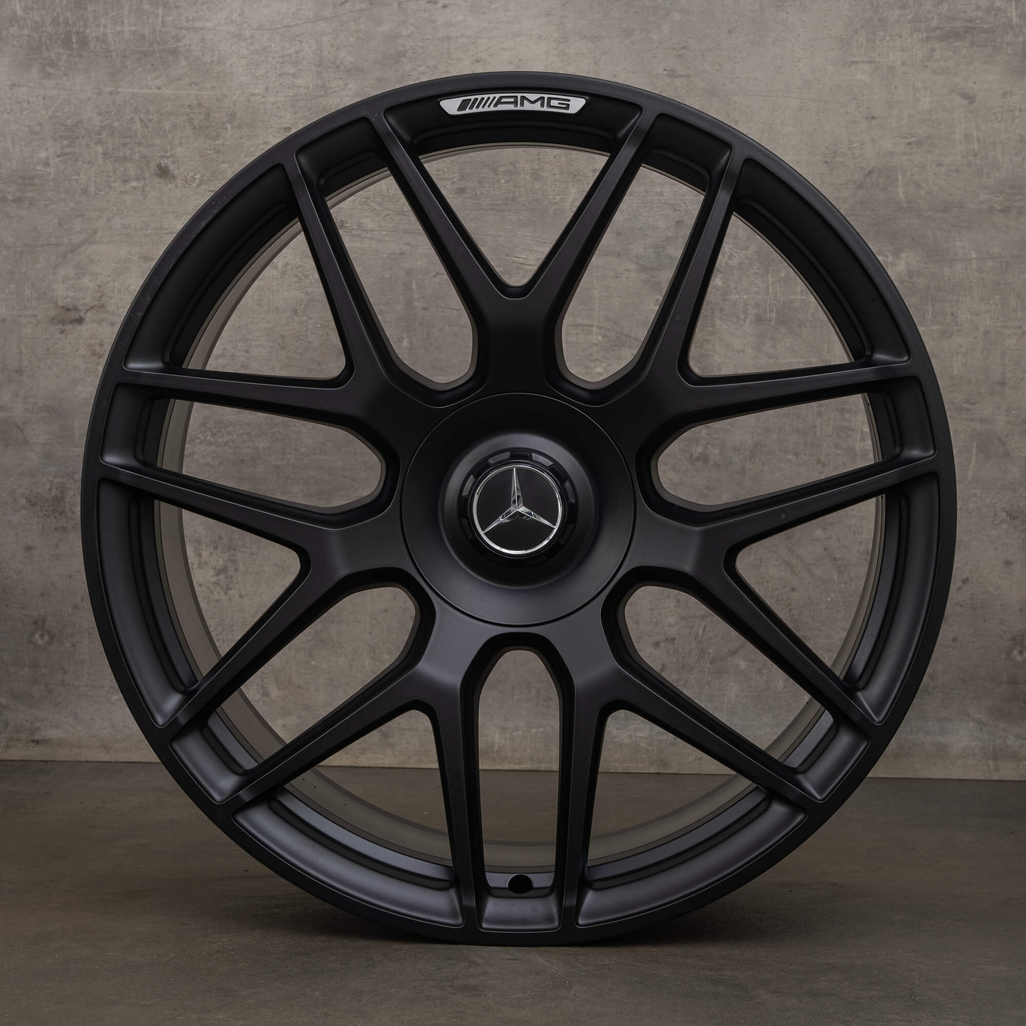 Originele Mercedes Benz G-Klasse AMG velgen 22 inch W463A G63 A4634012000 mat zwart