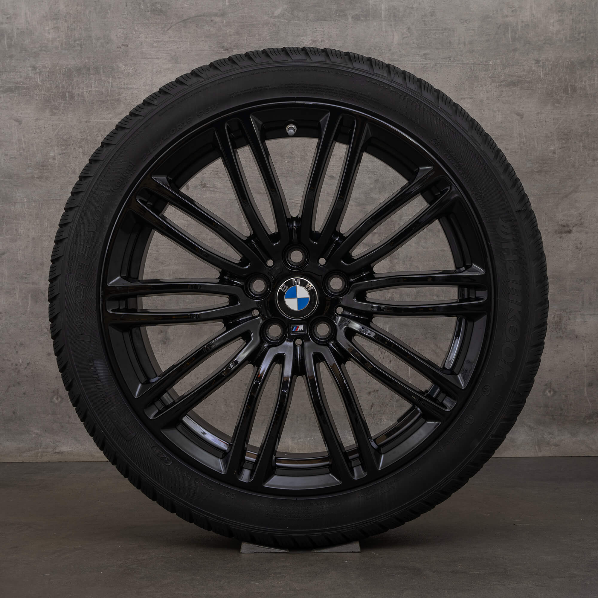 Originální zimni alu kola BMW řady 5 19 palcové ráfky G30 G31 styl 664 M 7856925 černá