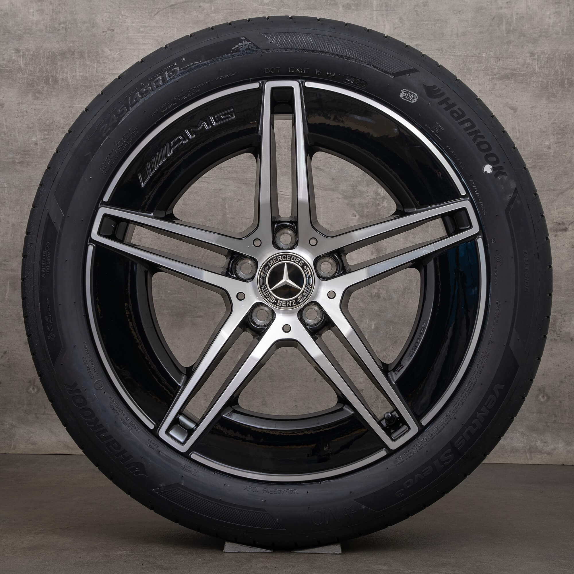 Originele Mercedes AMG W214 S214 19 inch zomerbanden velgen A2144010300 NIEUW