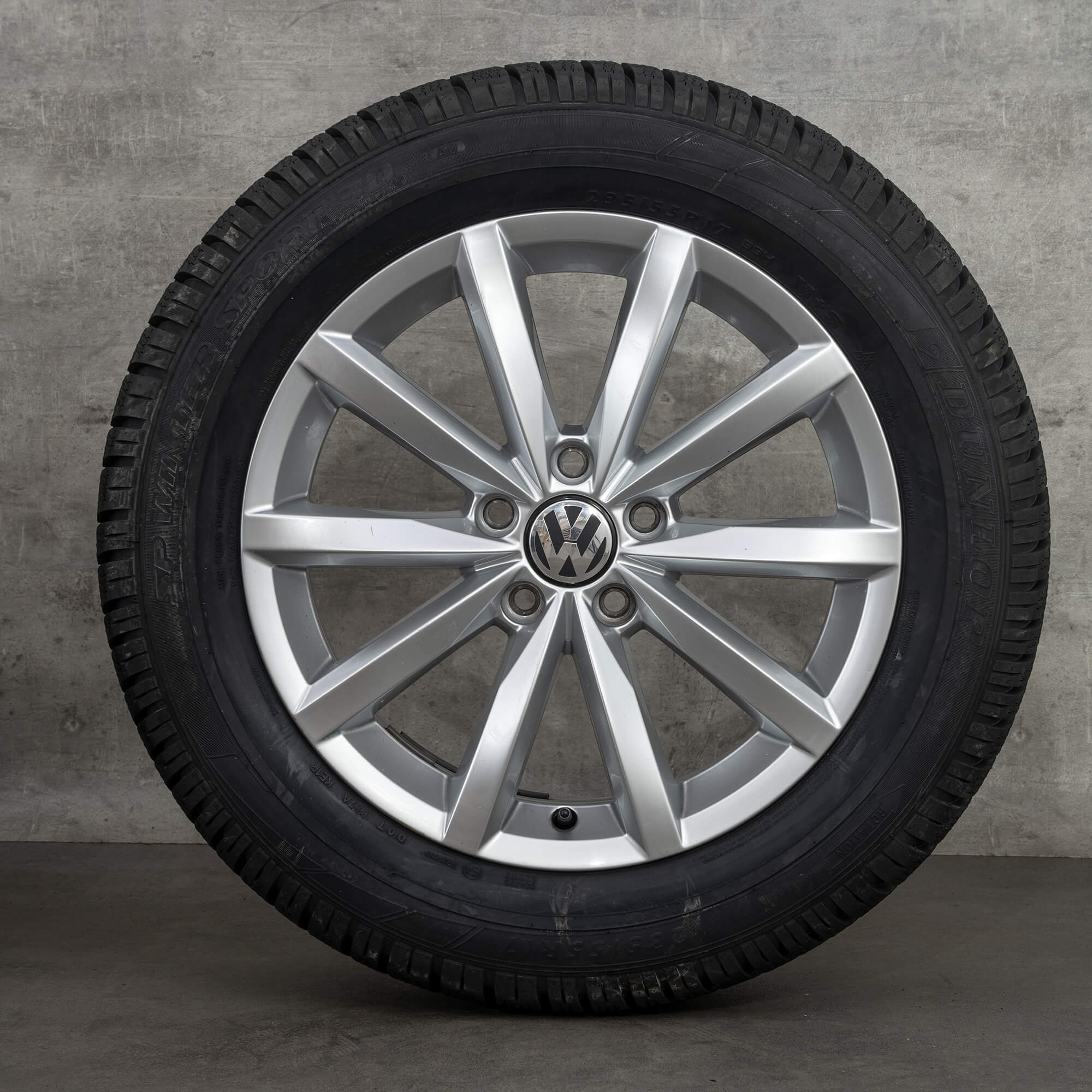VW llantas de 17 pulgadas Tiguan 5N Novara neumáticos de invierno ruedas de