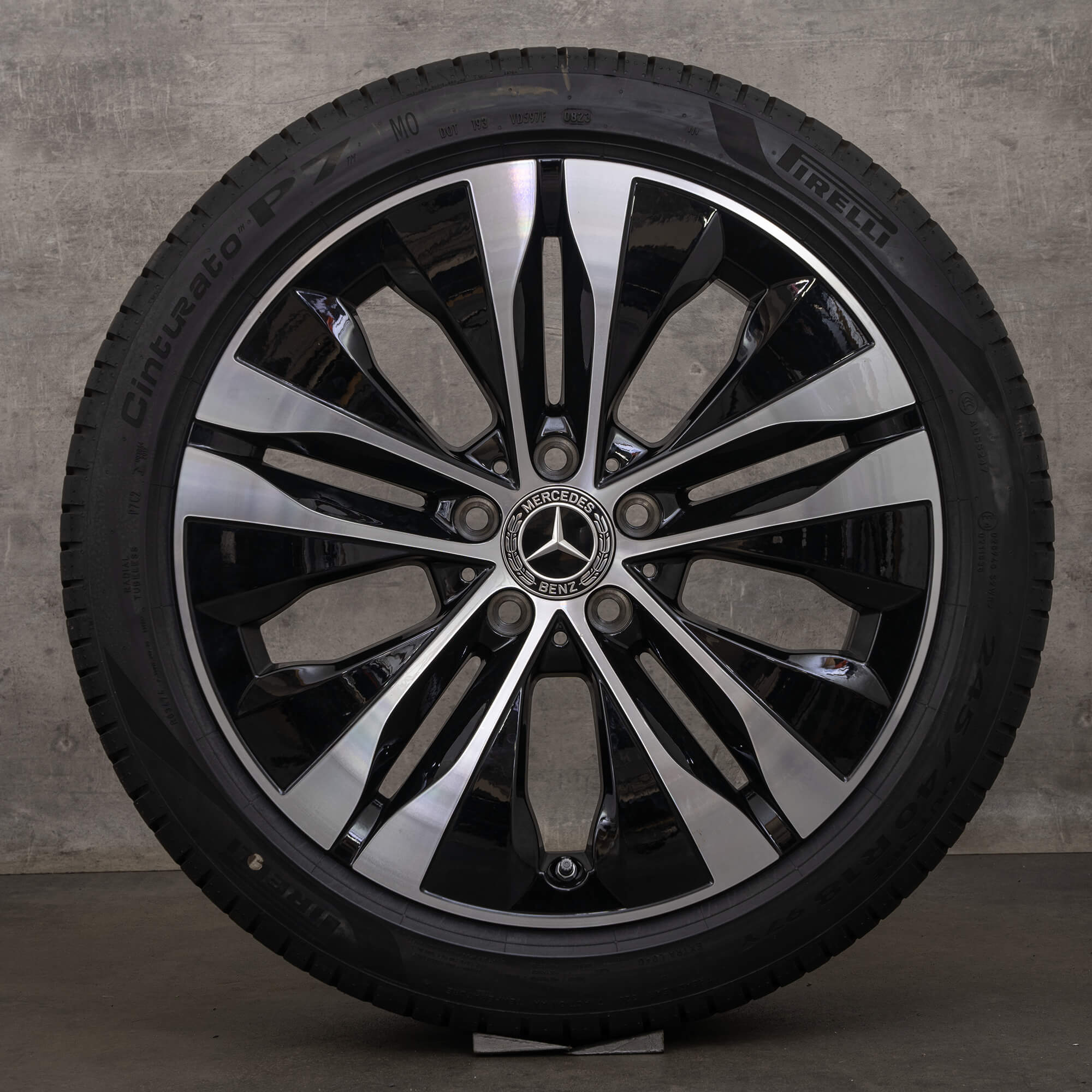 Originele Mercedes Benz C-Klasse velgen 18 inch W206 S206 zomervelgen A2064015100 A2064015200 zwart hoogglans