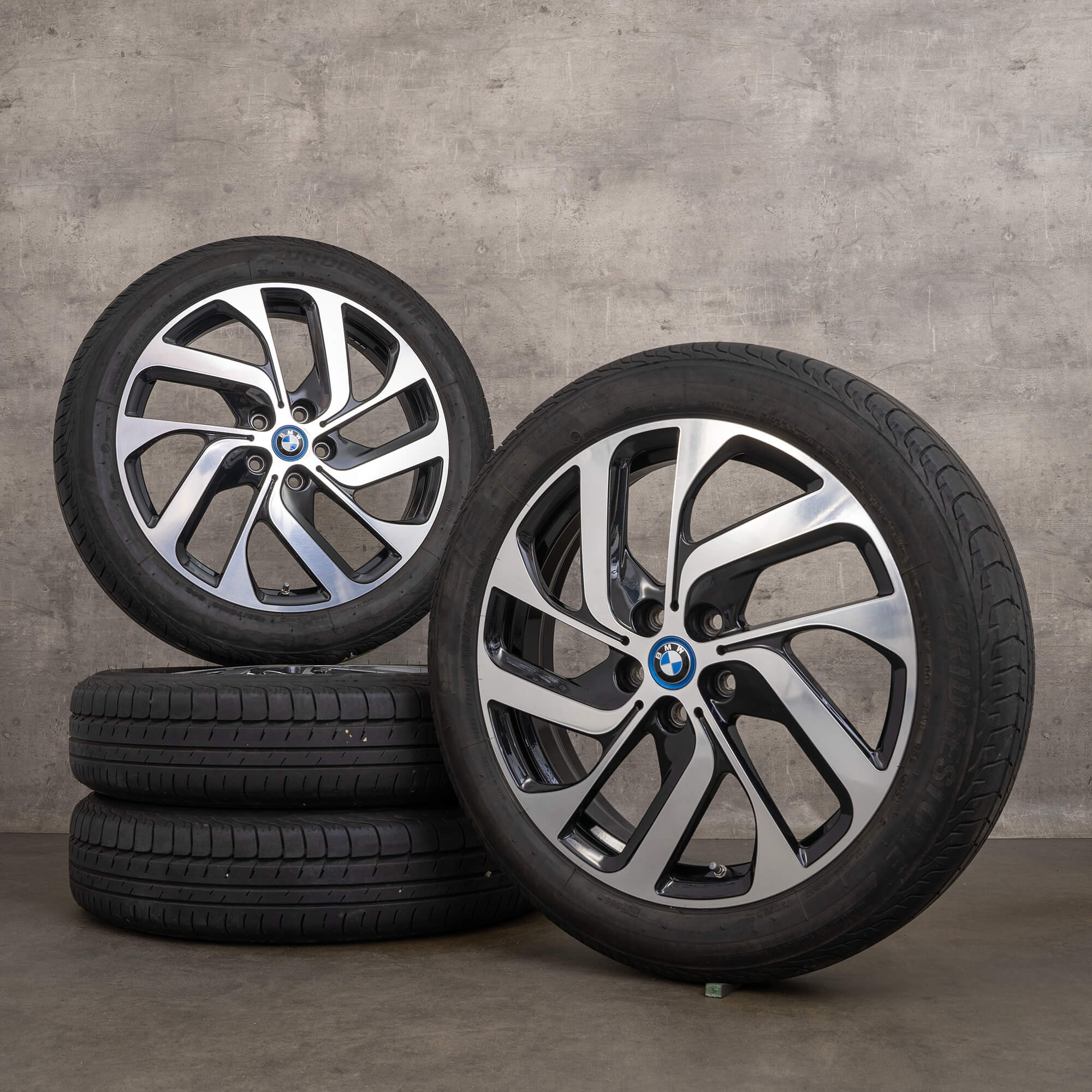 OEM BMW i3 I01 19 inch summer tires rims 6852054 Styling 428