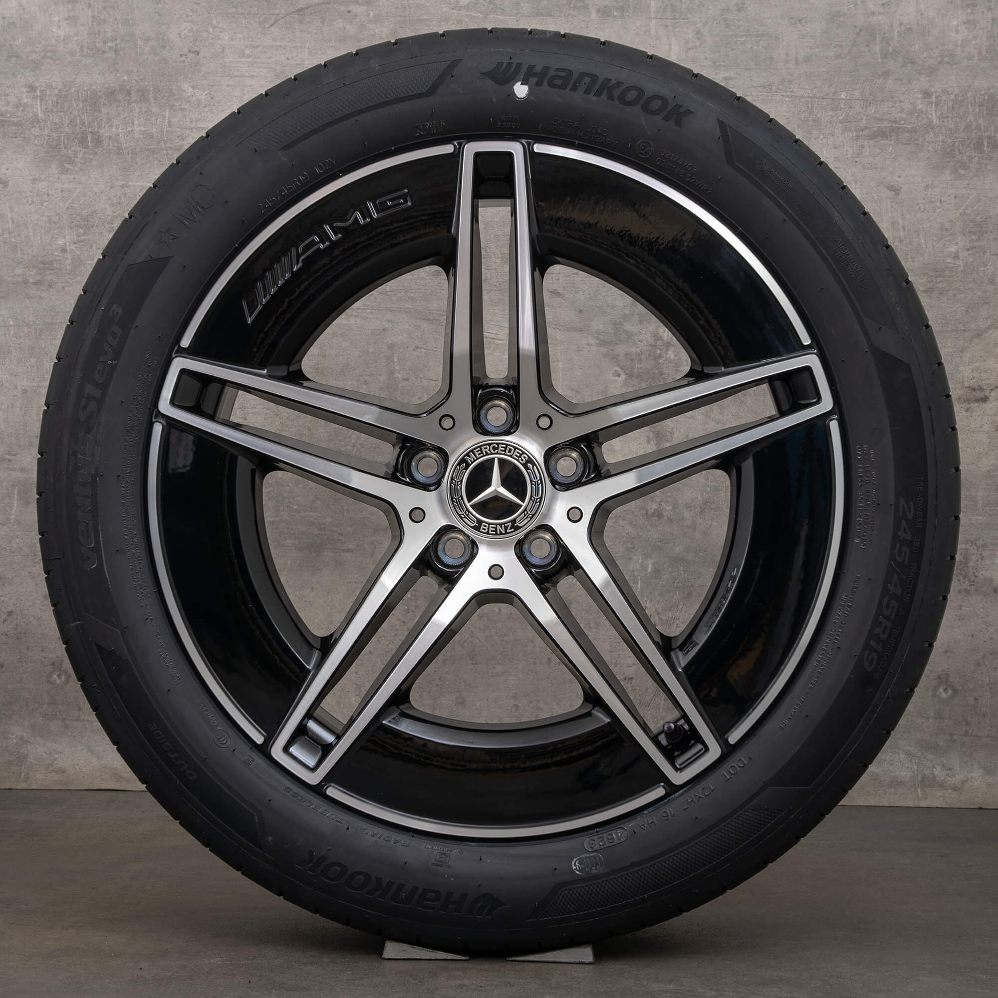 Originele Mercedes AMG W214 S214 19 inch zomerbanden velgen A2144010300 NIEUW