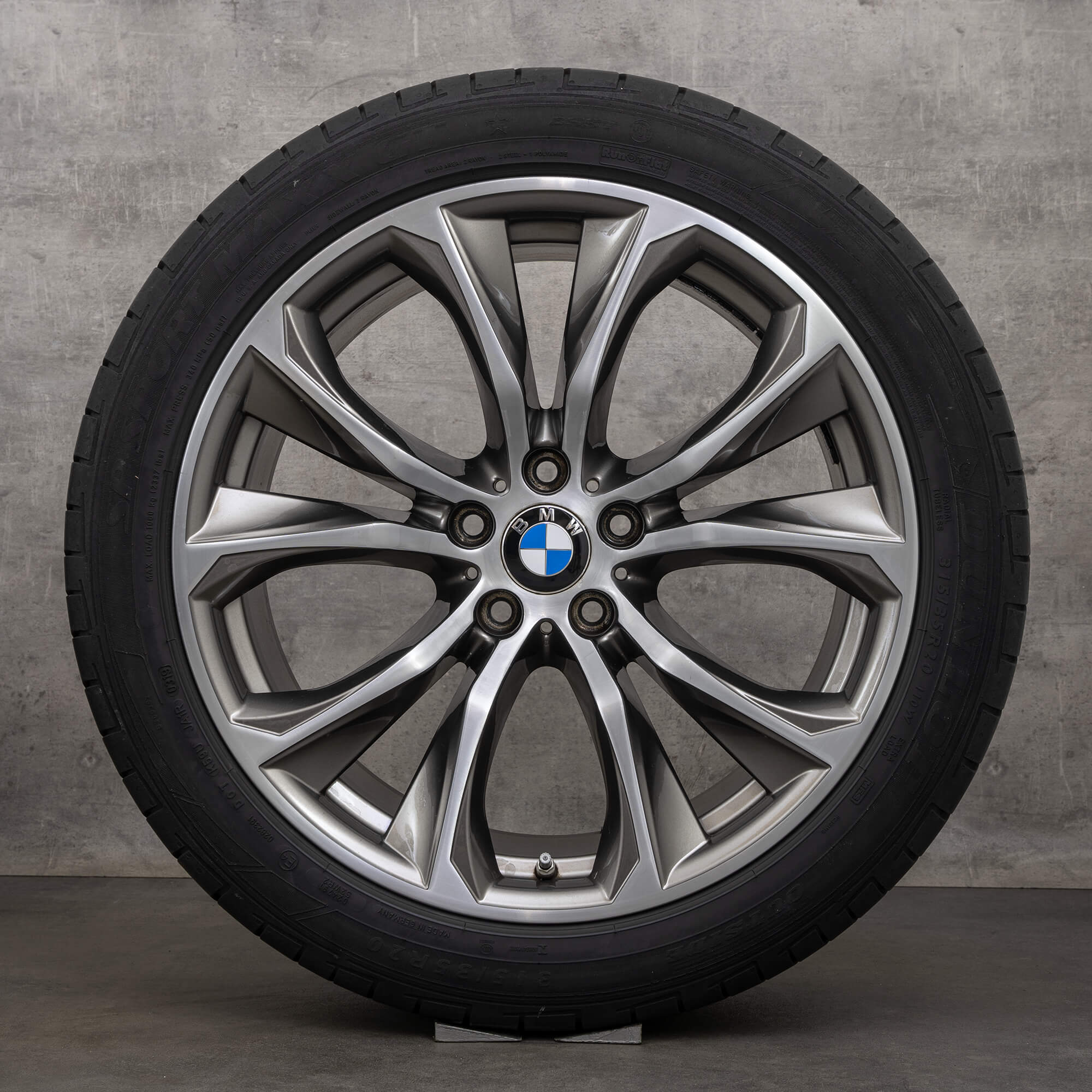 Jantes de alumínio BMW 20 polegadas X5 F15 E70 X6 F16 rodas verão pneus jantes