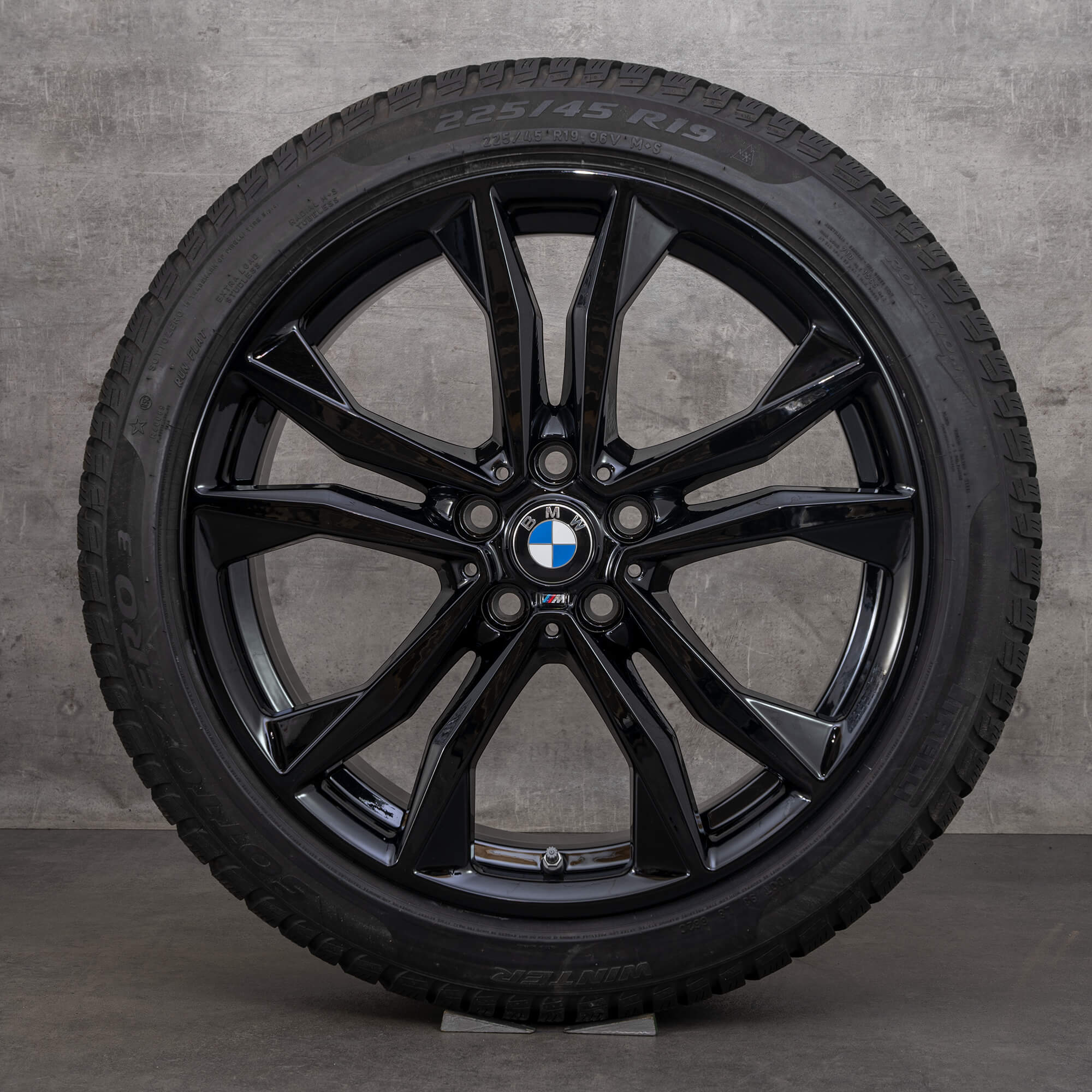 BMW roți OEM de iarnă 19 inch X1 F48 X2 F39 Styling M715 anvelope 8008616