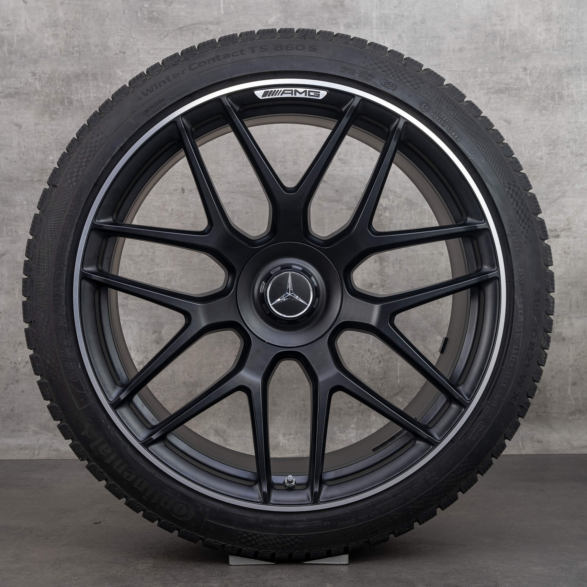 AMG 21-tommers felger Mercedes GT 43 53 63 S W290 X290 vinterdekk vinterhjul