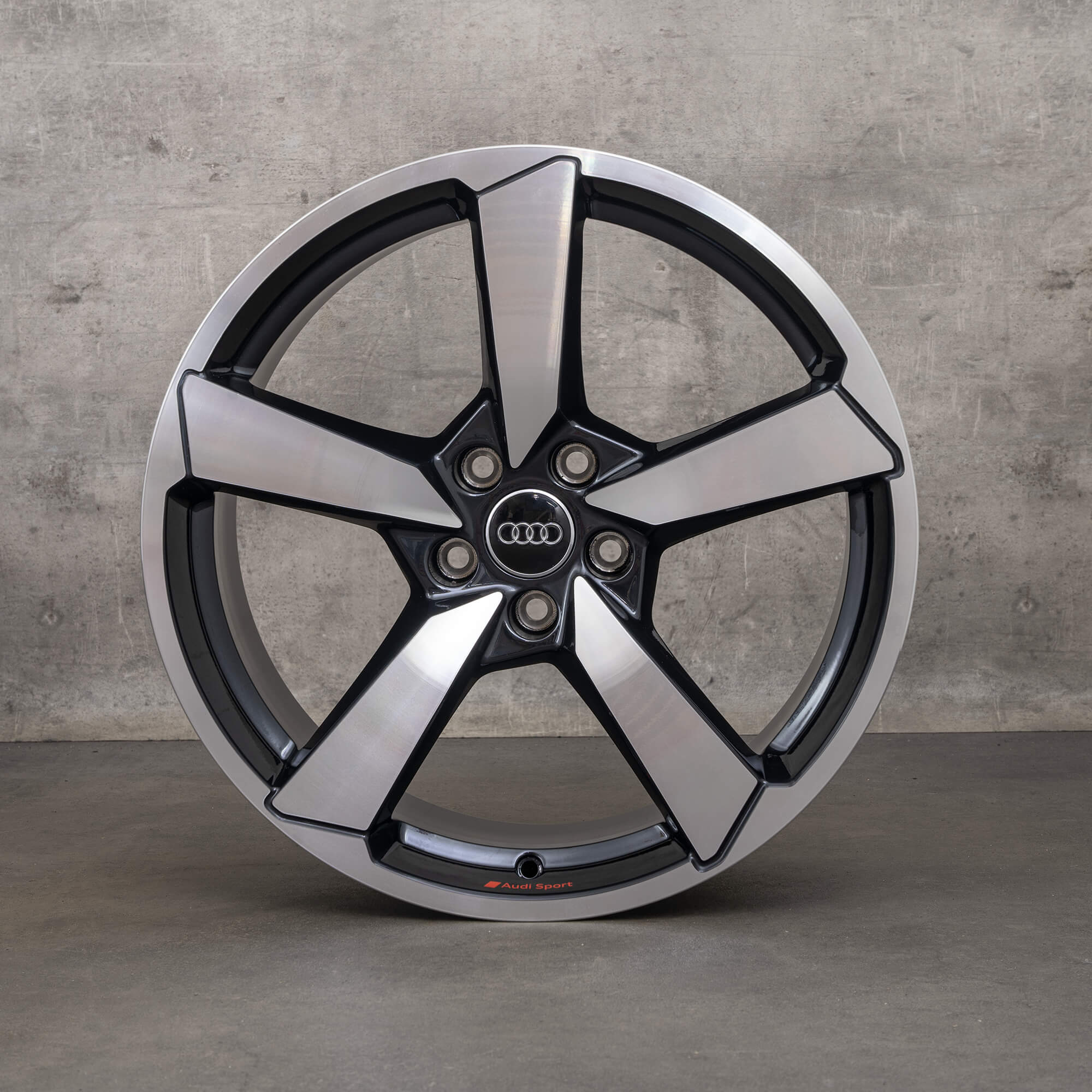 Audi A5 S5 F5 F5A 19 inch velgen zwart hoogglans 8W0601025FS NIEUW