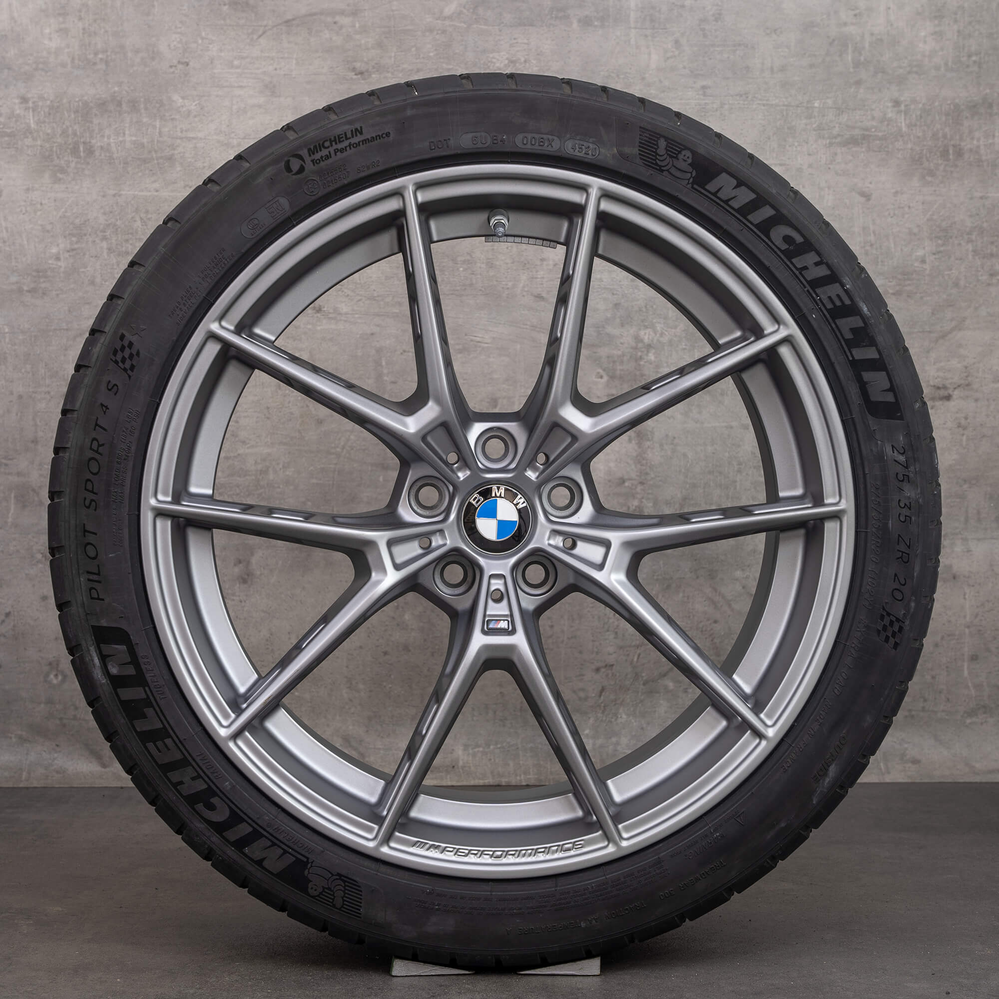 BMW 20 palcové ráfky M5 F90 M8 F91 F92 M863 hliníkové letni pneumatiky kola