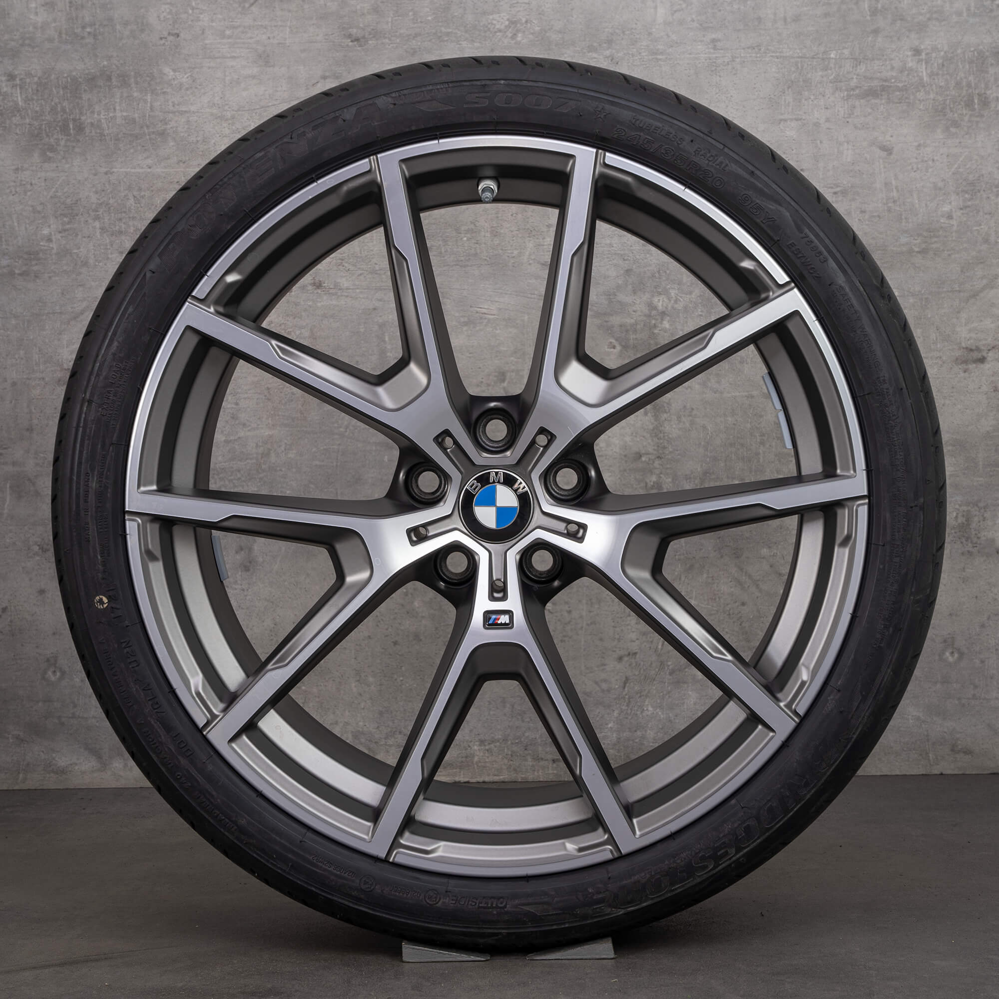 BMW 8 series G14 G15 summer wheels 20 inch tires rims 8072023 8072024