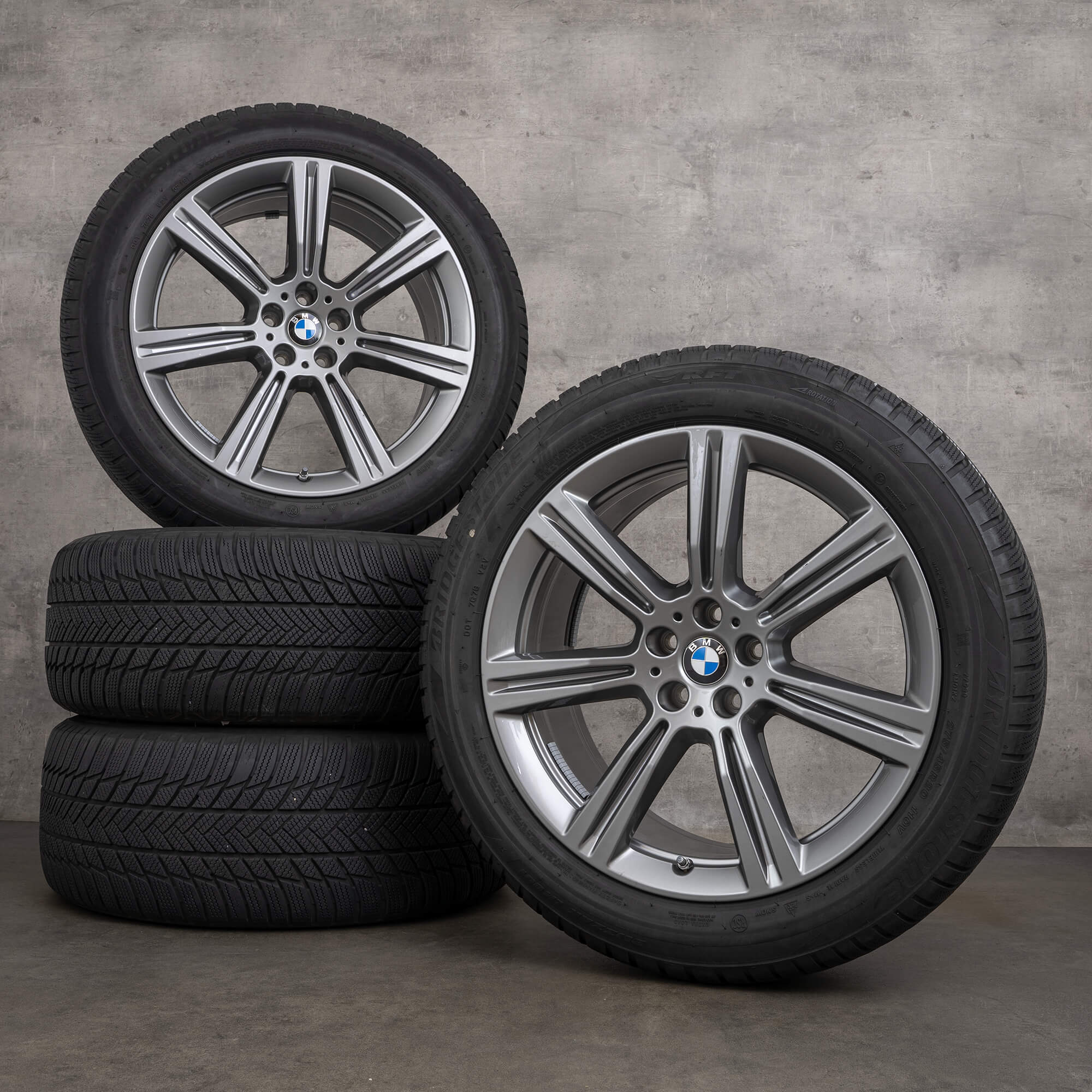 BMW X5 G05 X6 G06 jantes hiver 20 pouces pneus style 736 6883753