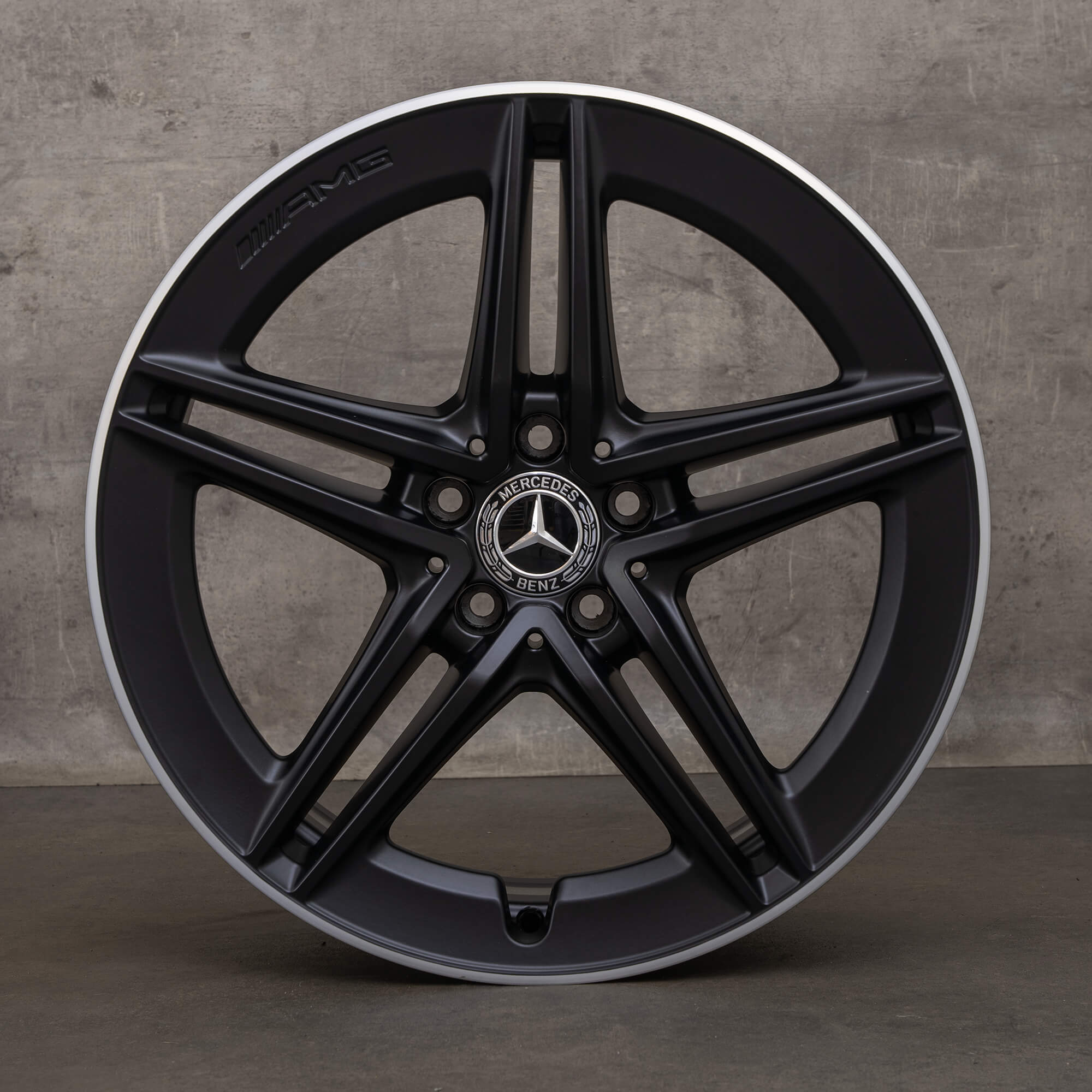 Originele AMG Mercedes Benz A-klasse A45 CLA 45 velgen 19 inch W177 C118 A1774012300 zwart mat glanzend NIEUW