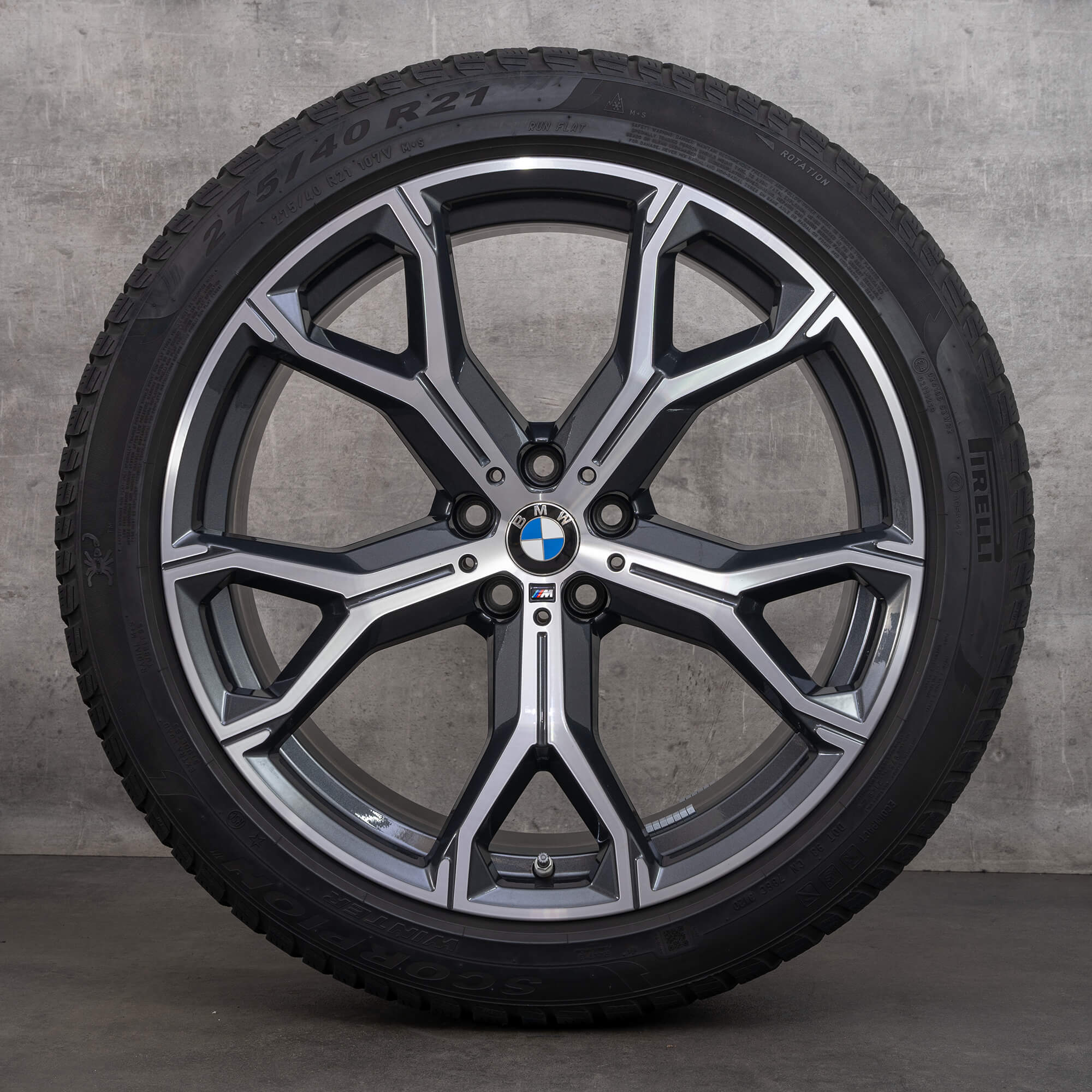 BMW X5 G05 741 M wintervelgen 21 inch winterbanden velgen 8071998 8071999