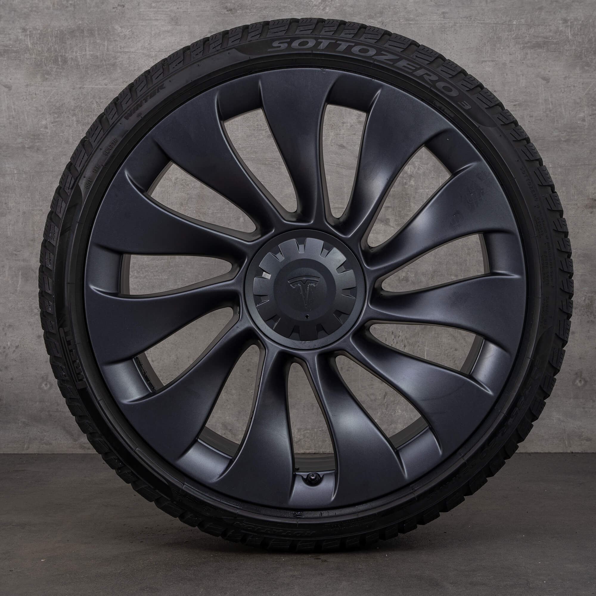 Rodas de inverno Tesla originais 20 polegadas Modelo 3 jantes pneus overturbine 1044267-00-A cinza