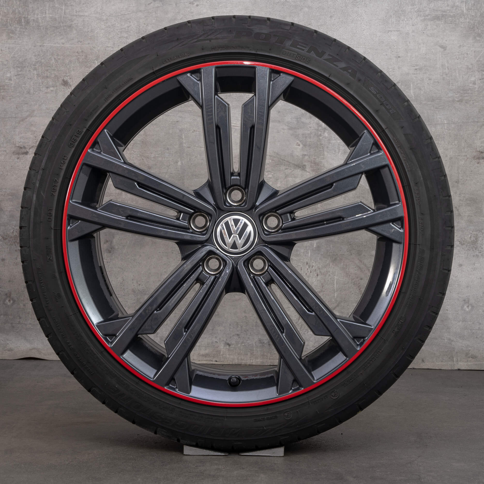 VW Golf 7 6 GTI GDT Seville summer wheels 18 inch rims tires