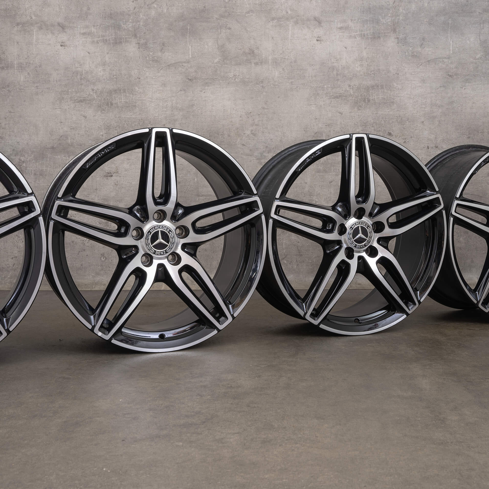 AMG Mercedes Benz E-Class W213 S213 C238 A238 19 inch rims black aluminum