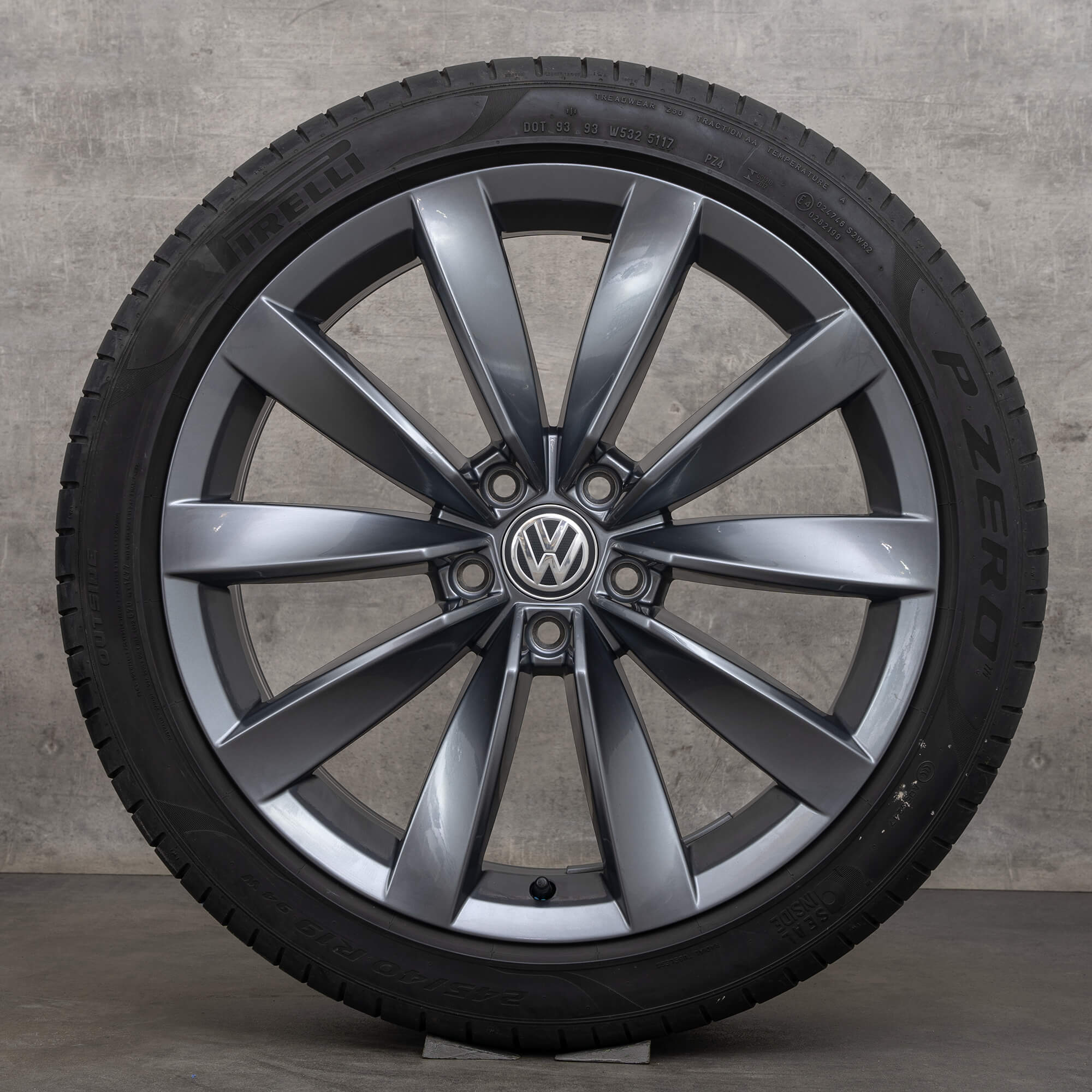 Rodas de verão VW Arteon Passat Alltrack 3G B8 Pneus Somer Jantes 19 polegadas