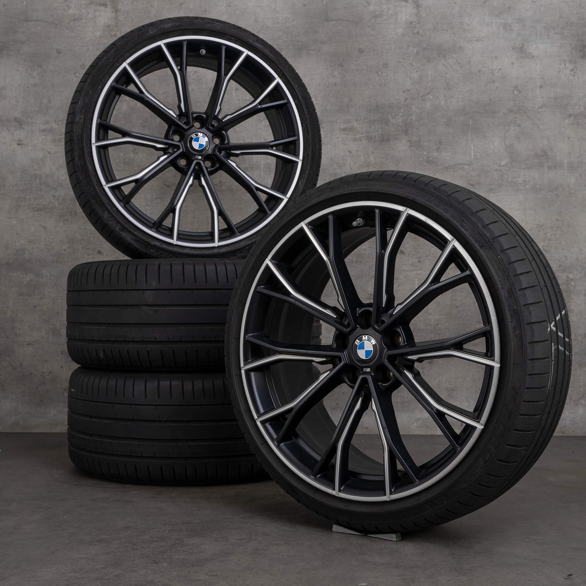 BMW rims 20 inch 5 series G30 G31 styling M669 summer tires wheels alloy rims