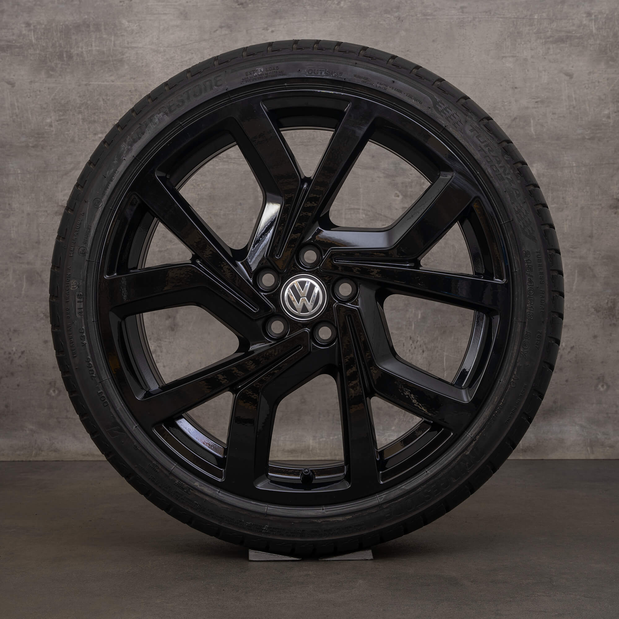 Originele VW Polo GTI VI velgen 18 inch 2G AW zomerbanden Brescia 2G0601025AC