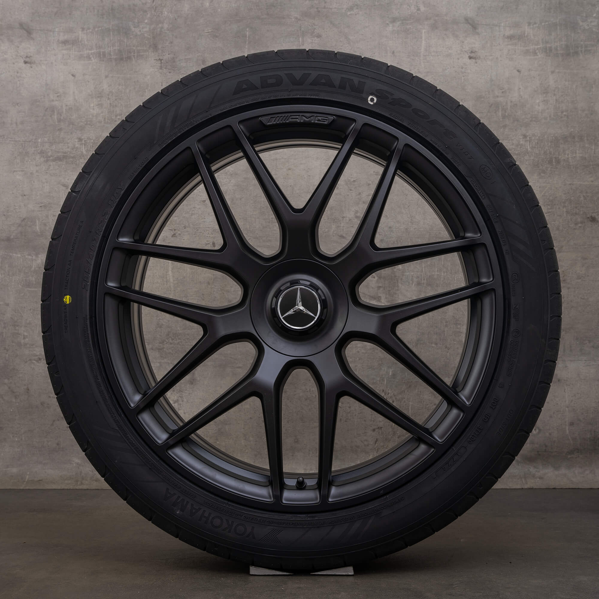 Originální AMG Mercedes GLE 53 63 S ráfky 22 palcové X167 C167 letni pneumatiky A1674015601 A1674015701 alu kola