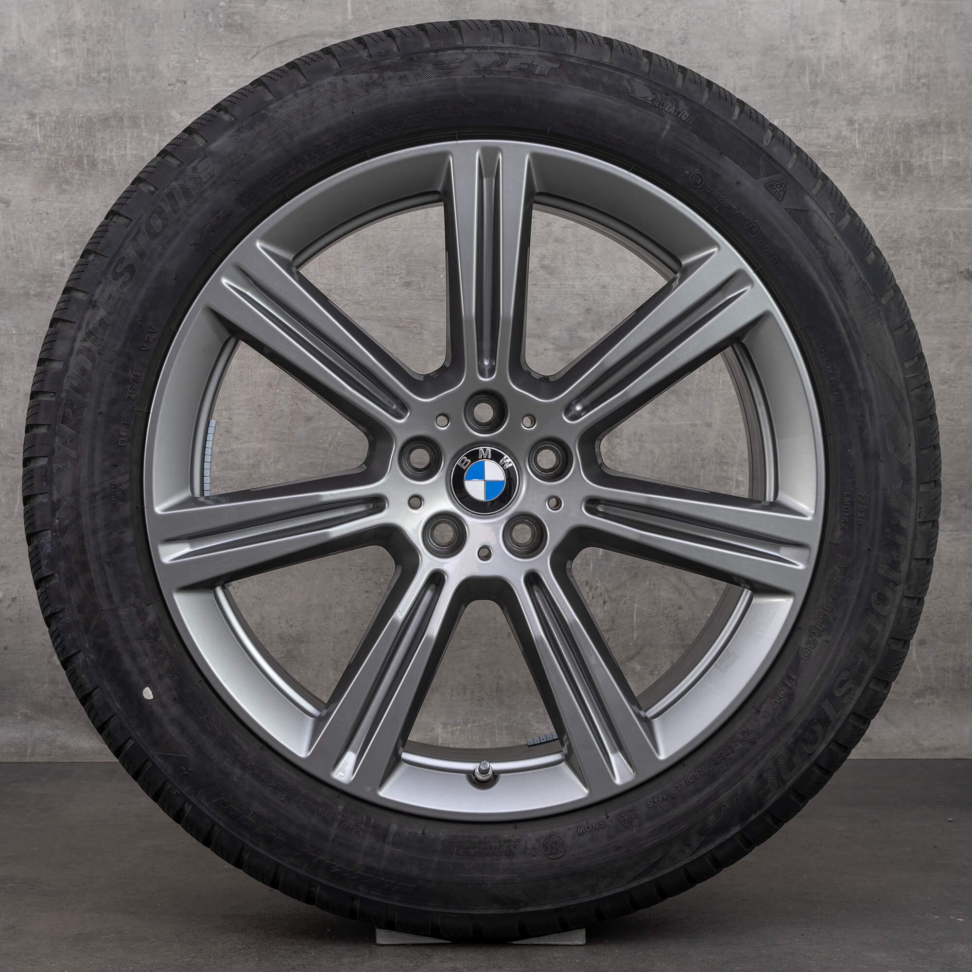 BMW 20 tums fälgar X5 G05 X6 G06 styling 736 vinterdäck vinterhjul 6883753