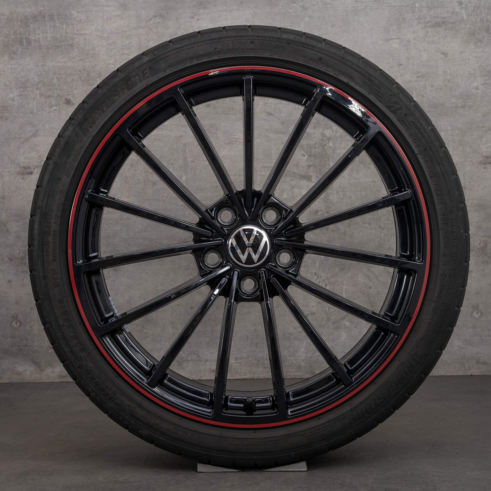 VW Golf 8 VIII summer wheels 19 inch tires rims Scottsdale 5H0601025AH