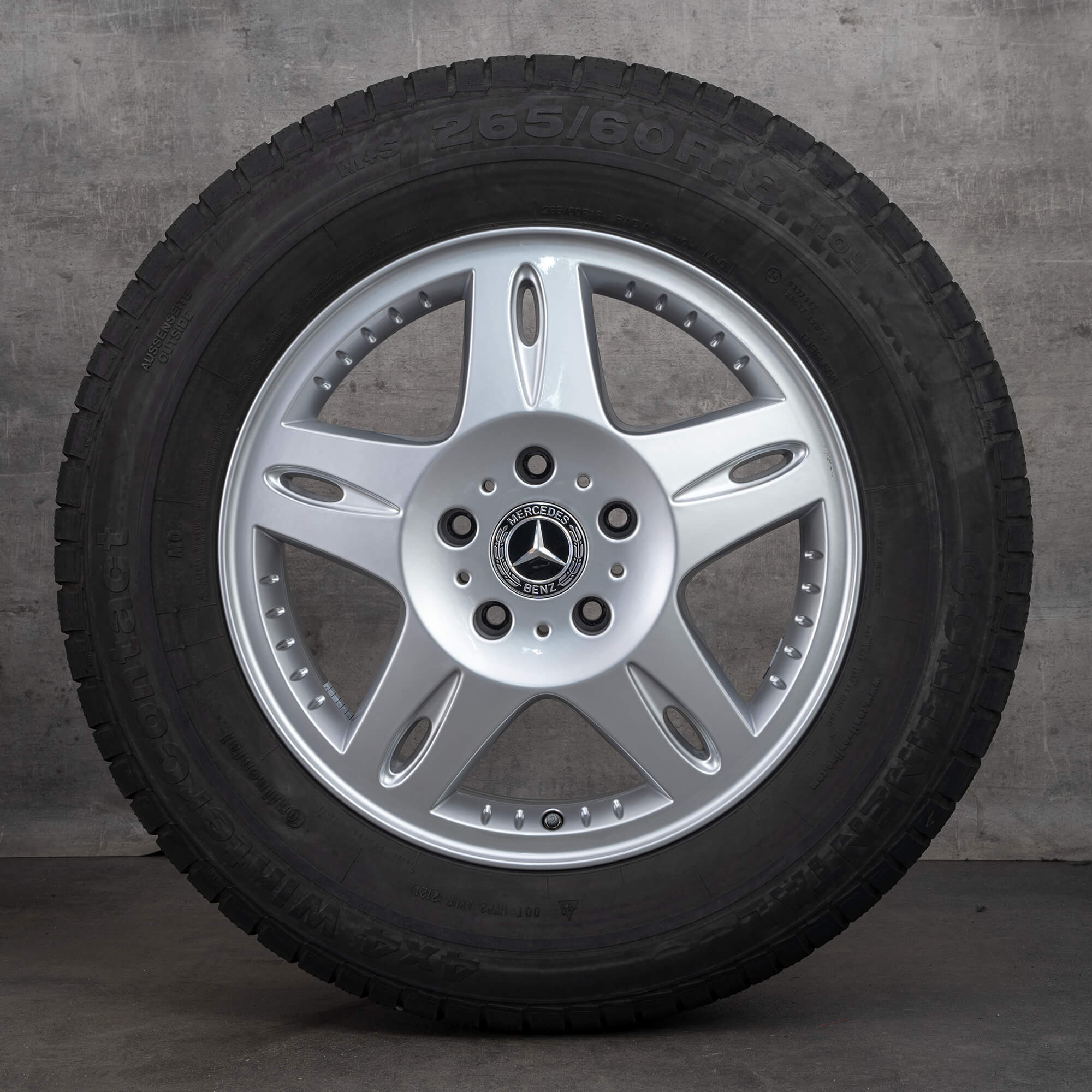 AMG W463 G55 Mercedes winterbanden wintervelgen 18 inch velgen A4634011202 6,5