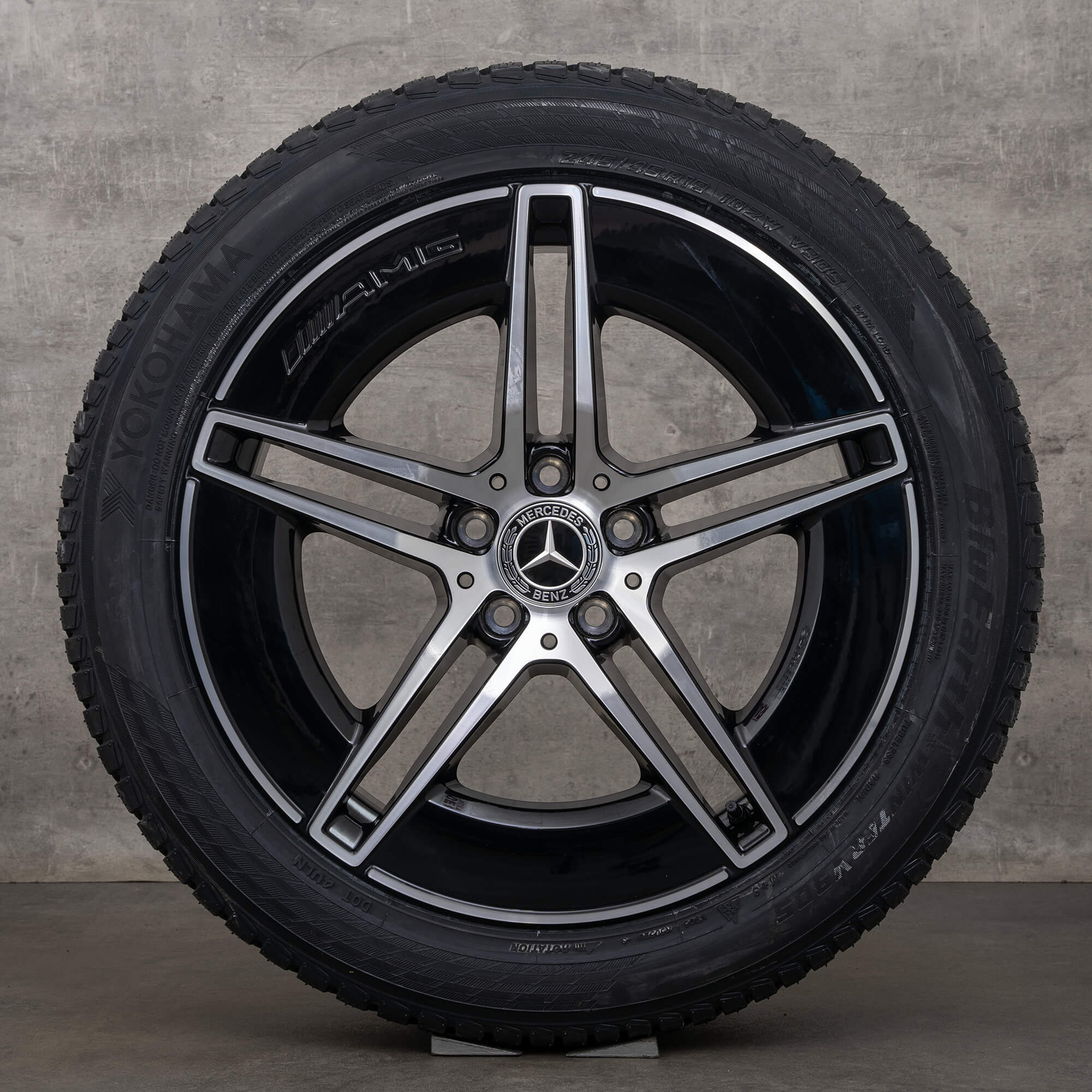 Originele Mercedes AMG W214 S214 19 inch winterbanden velgen A2144010300 NIEUW