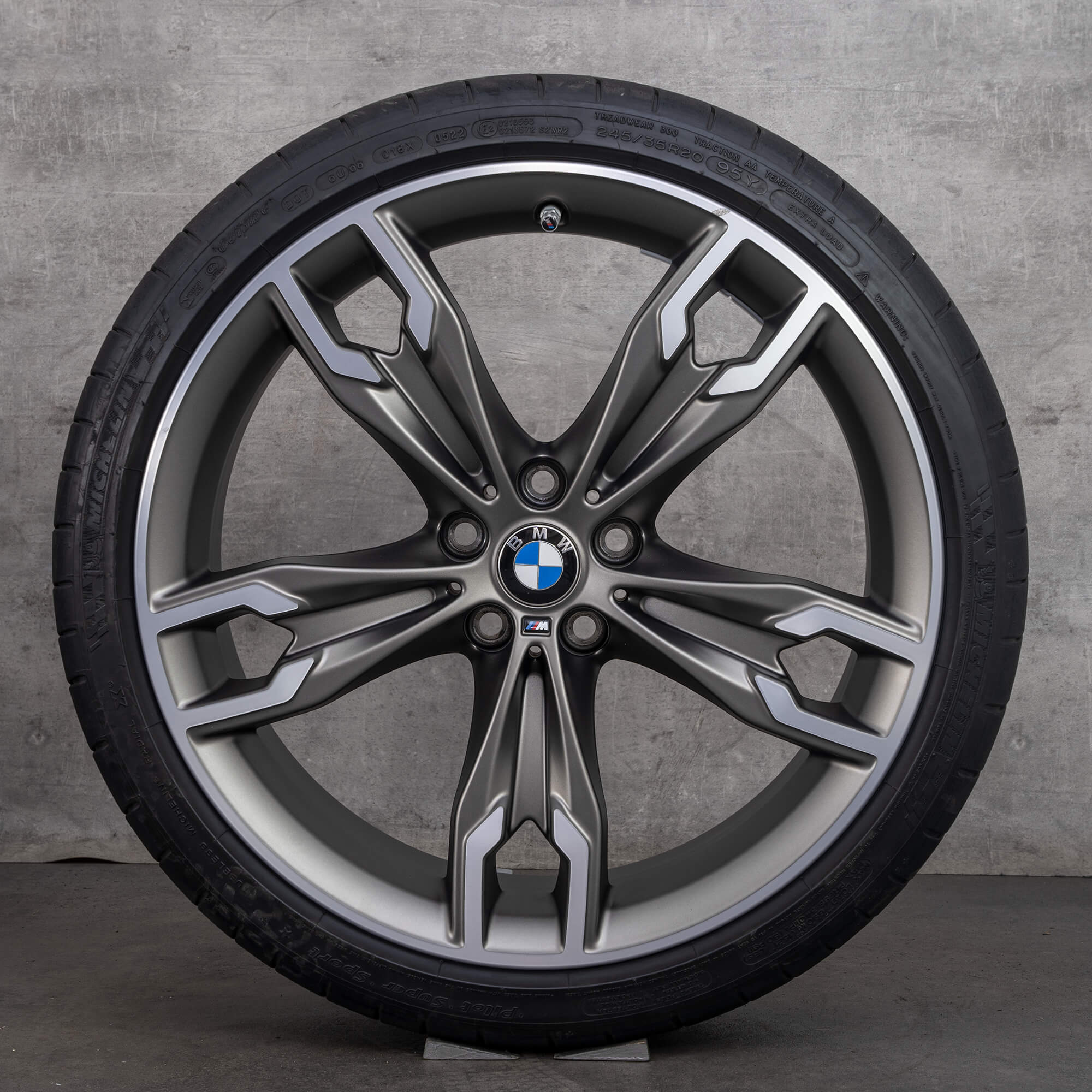 BMW 5er G30 G31 668 M summer tires 20 inch wheels rims 7855087 75855088