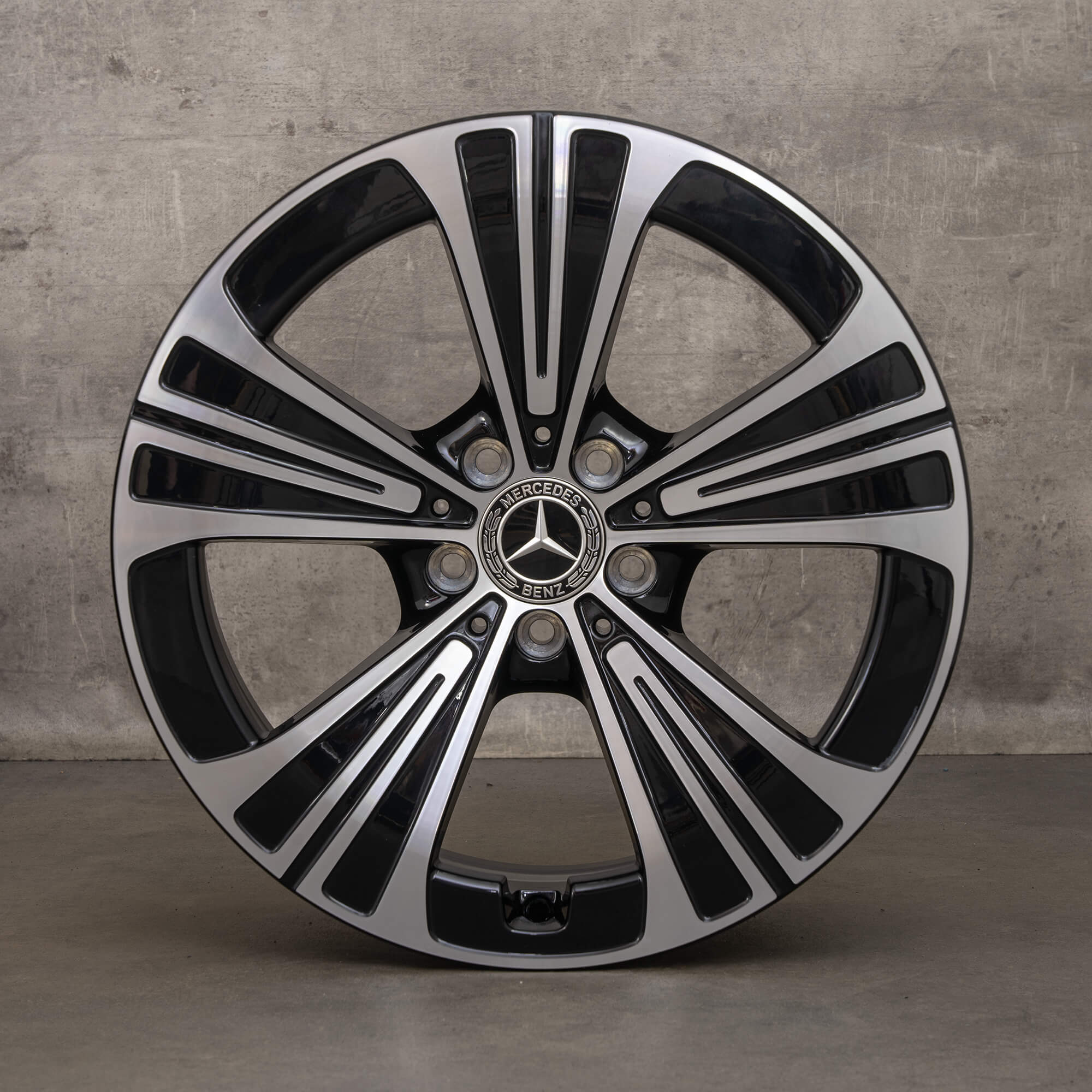 Originele Mercedes E Klasse W214 S214 18 inch velgen A2144012200 zwart NIEUW