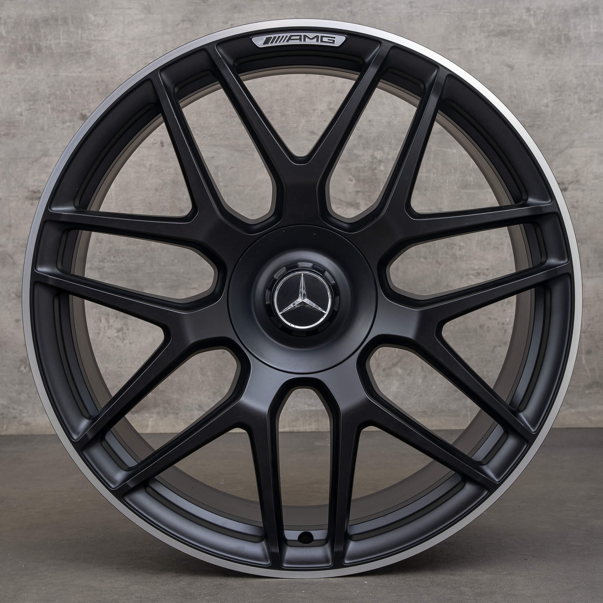 AMG Mercedes Benz GLE 53 63 V167 22 Zoll Felgen schwarz matt glanzgedreht NEU