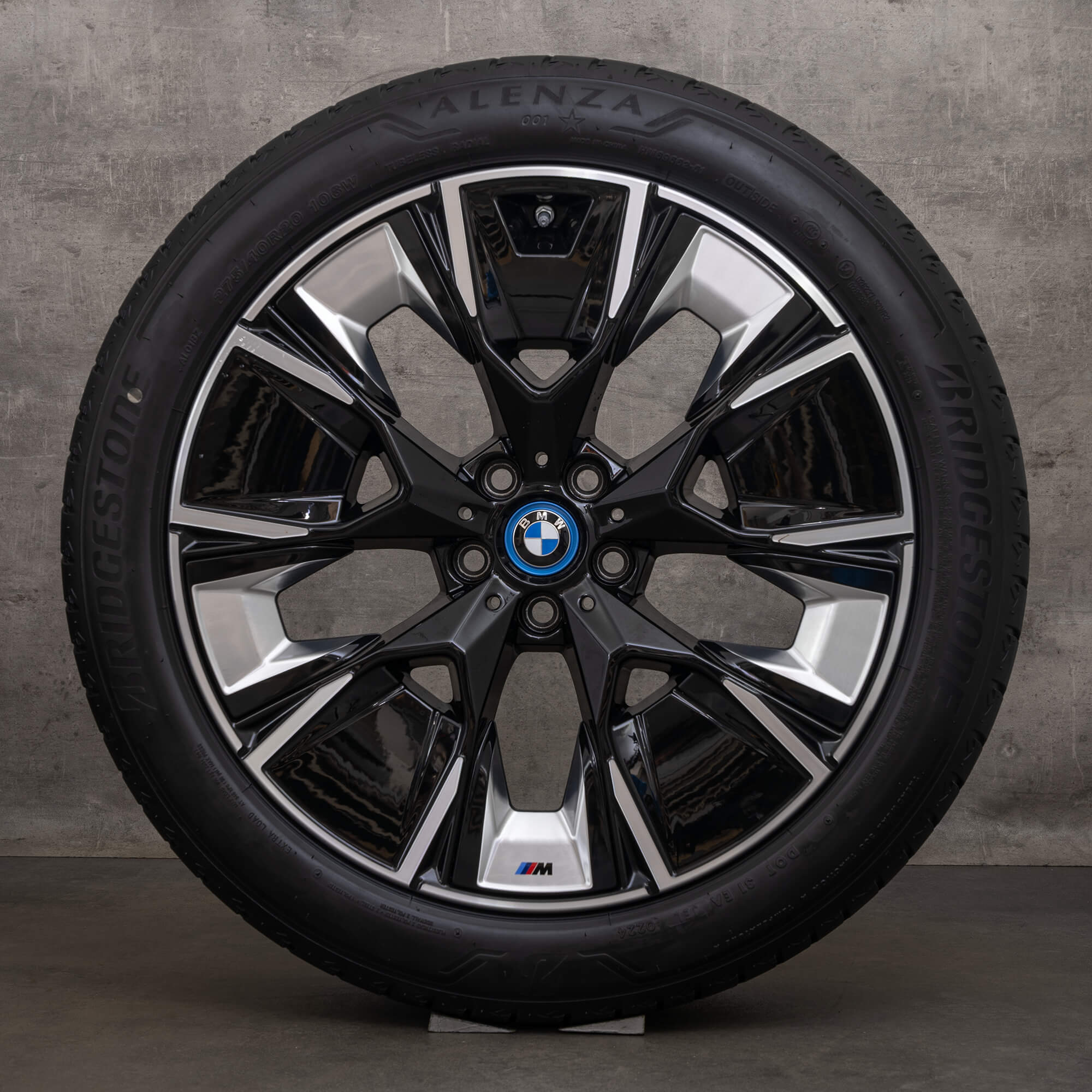 Jantes d'été d'origine BMW iX3 20 pouces G08 style 890 M 7916267 7916268 roues noires NEUF