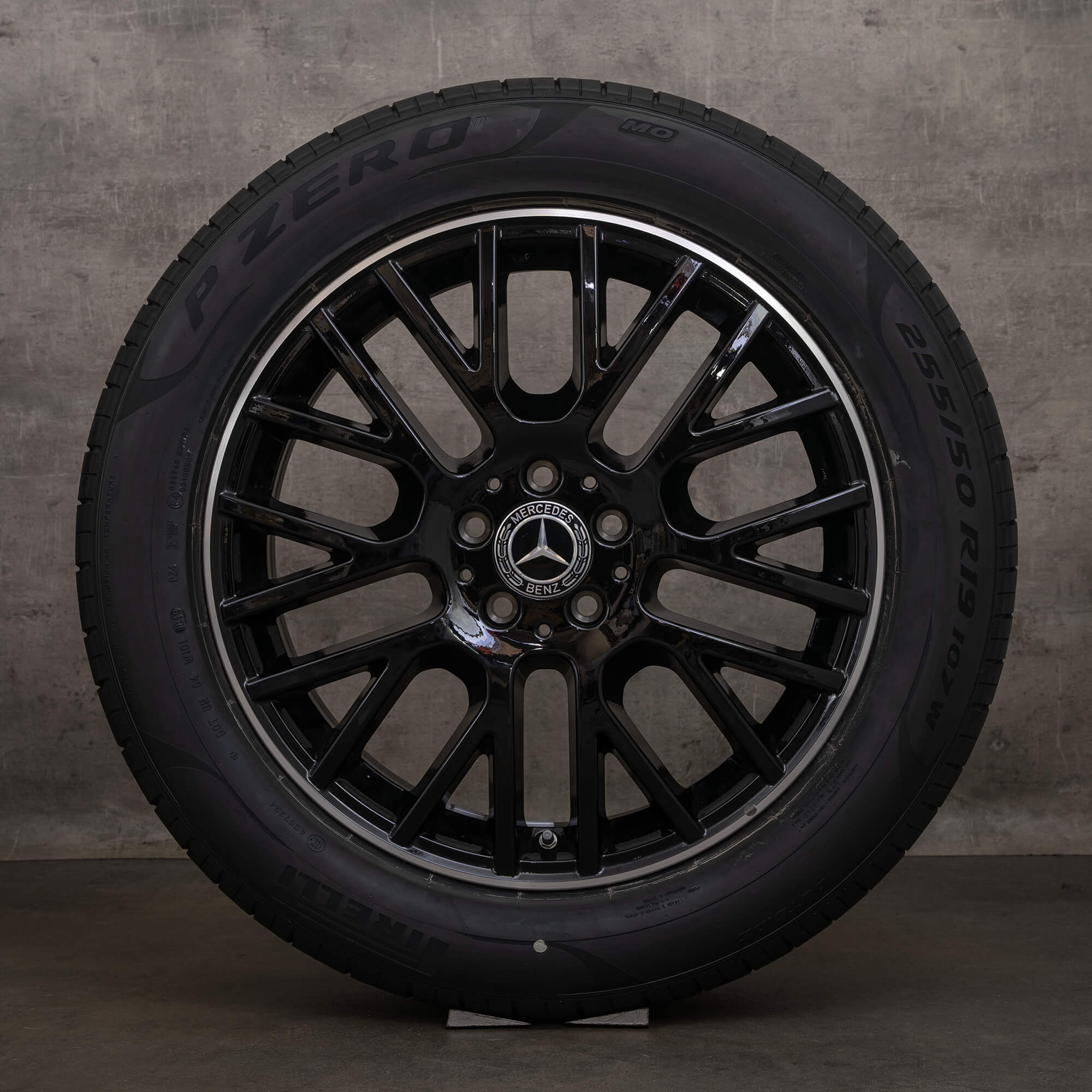 Originele Mercedes Benz GLE velgen 19 inch V167 zomervelgen A1674012100 zwart hoogglans