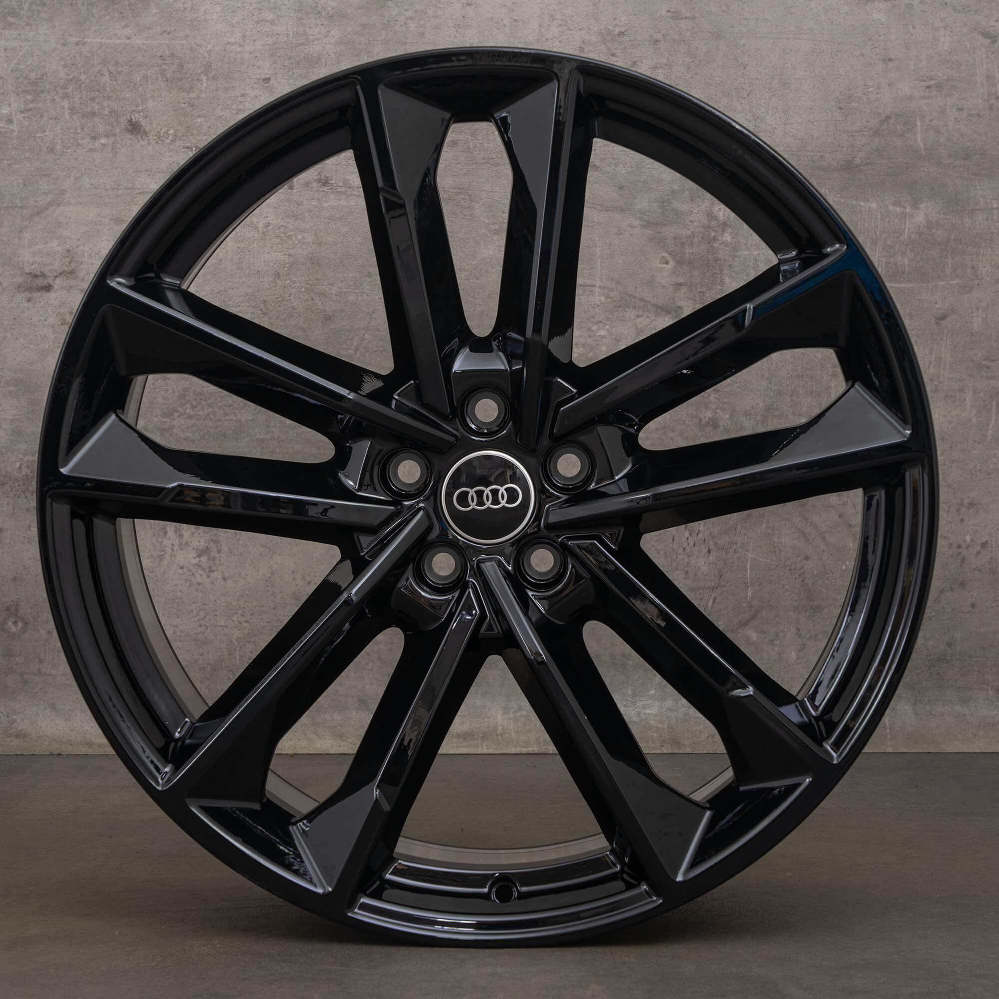 OEM Audi A7 S7 RS7 4G A8 S8 D4 21 inch rims Performance 4G8601025AS black gloss