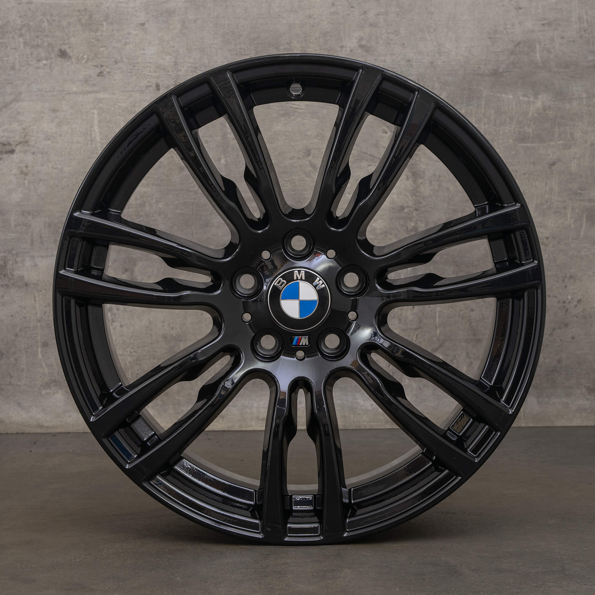 Original BMW Série 3 F30 F31 4 F32 F33 F36 Jantes 19 pouces 7845882 7845883 en aluminium noires