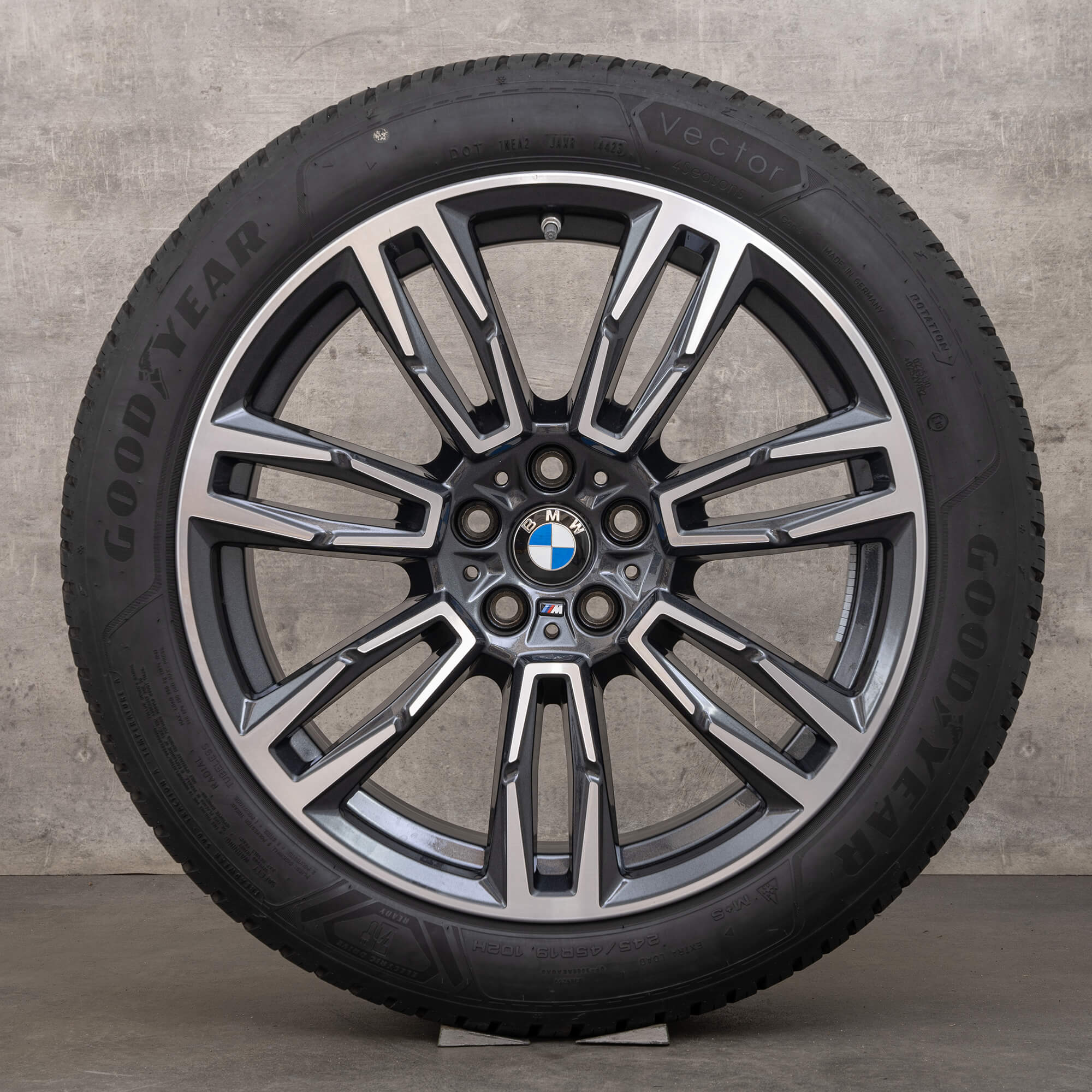 BMW Série 5 G60 G61 i5 rodas para todos os climas jantes de 19 polegadas pneus