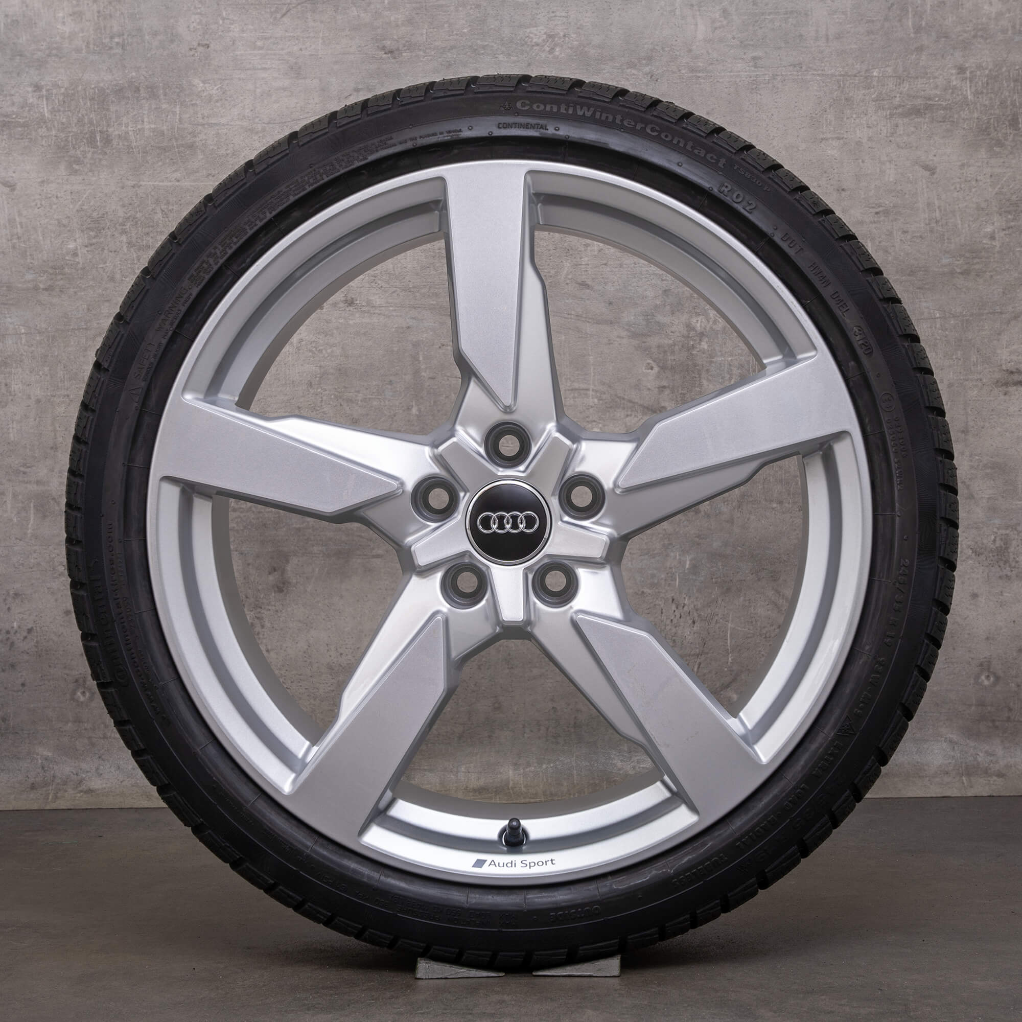 OEM Audi TT TTS RS winter wheels 19 inch 8S FV rims 8S0601025AA silver