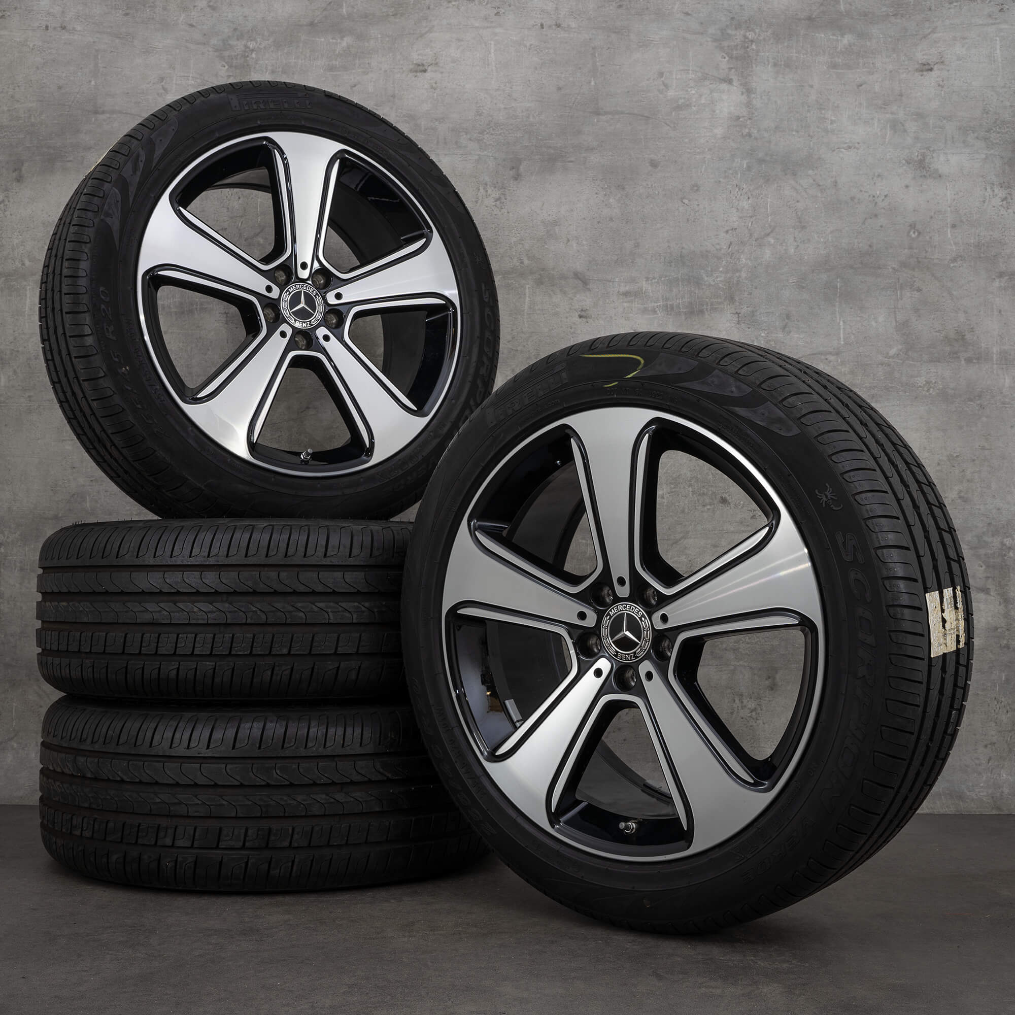 Mercedes Benz 20 inch rims GLC X253 C253 summer tires summer wheels A2534011700