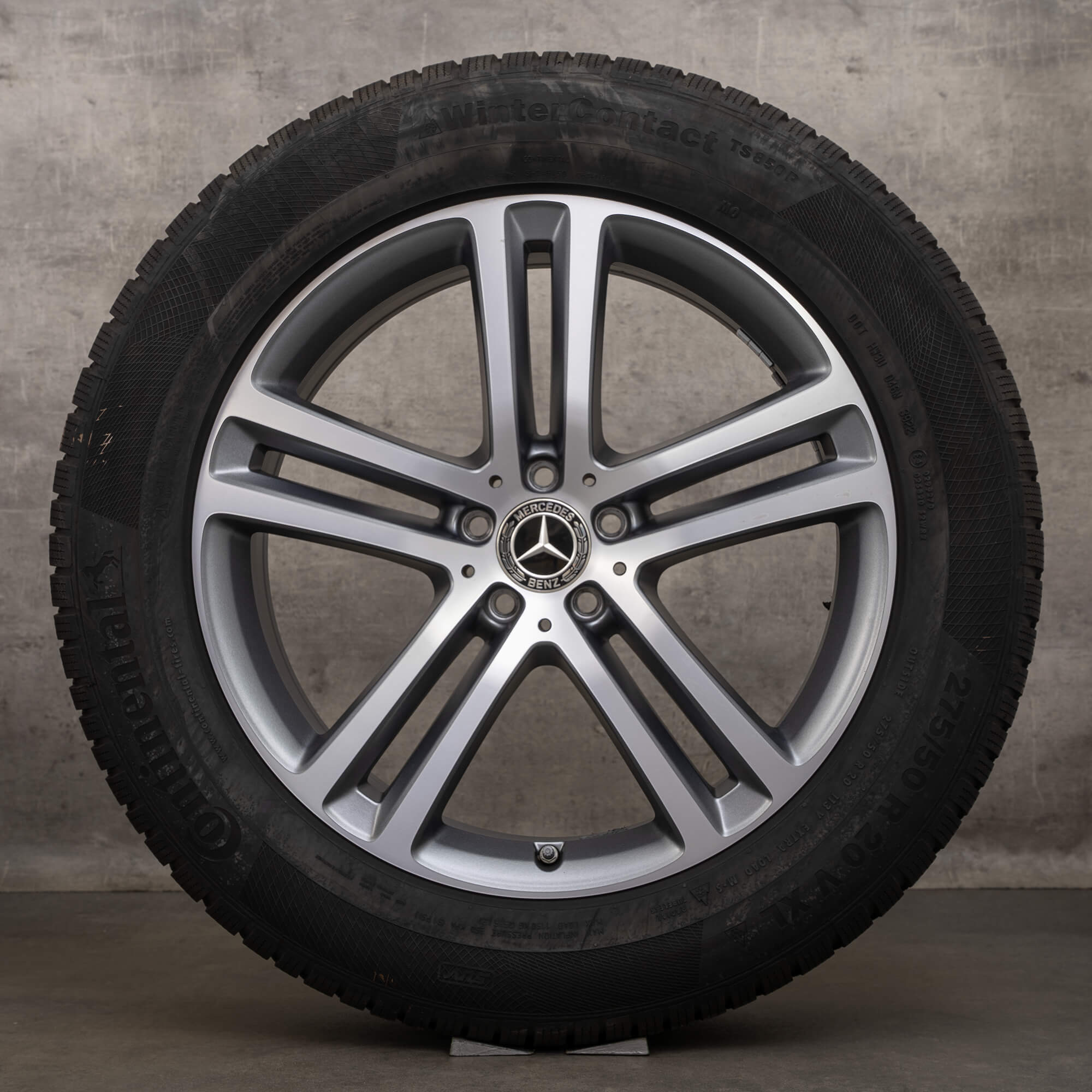 OEM Mercedes GLE 167 SUV 20 inch winter tires rims A1674012400