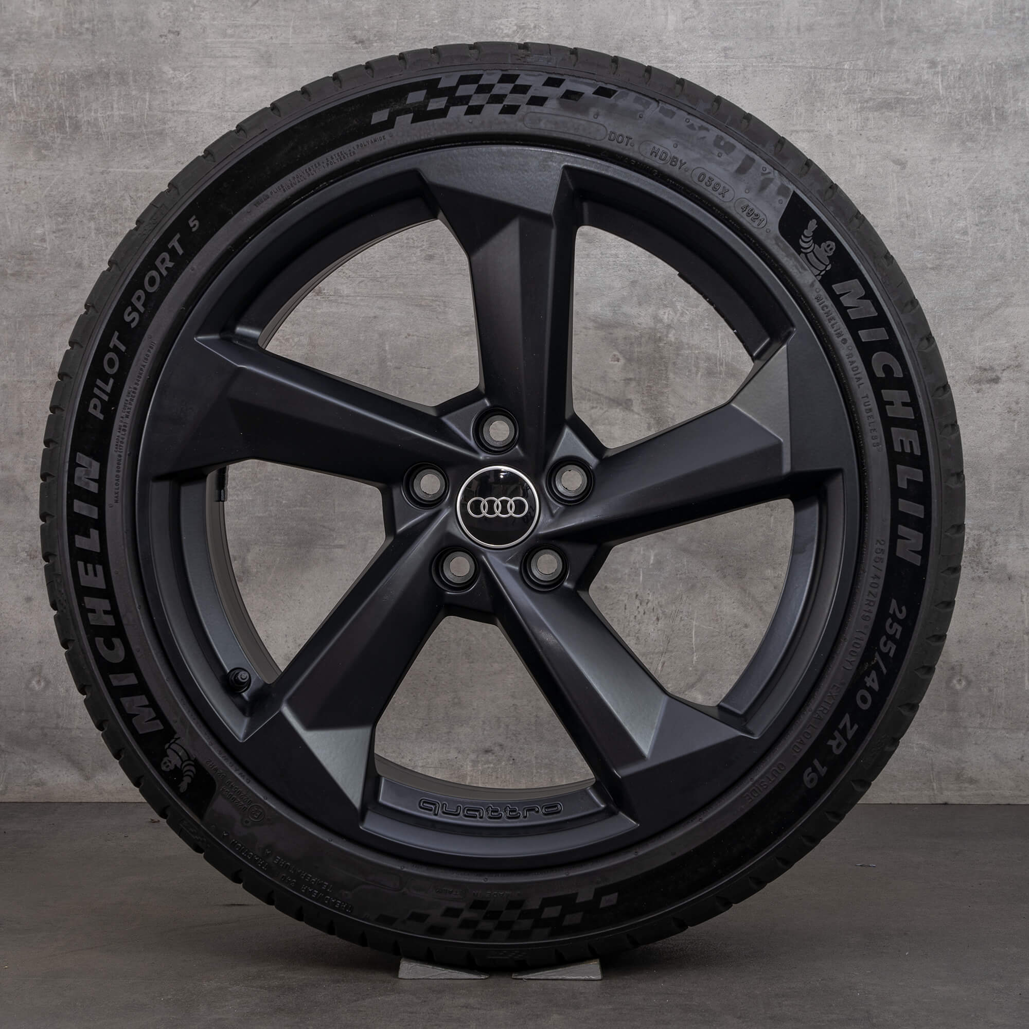 Originele Audi A5 S5 F5 8W B9 zomerwielen 19 inch rotorvelgen zomerbanden